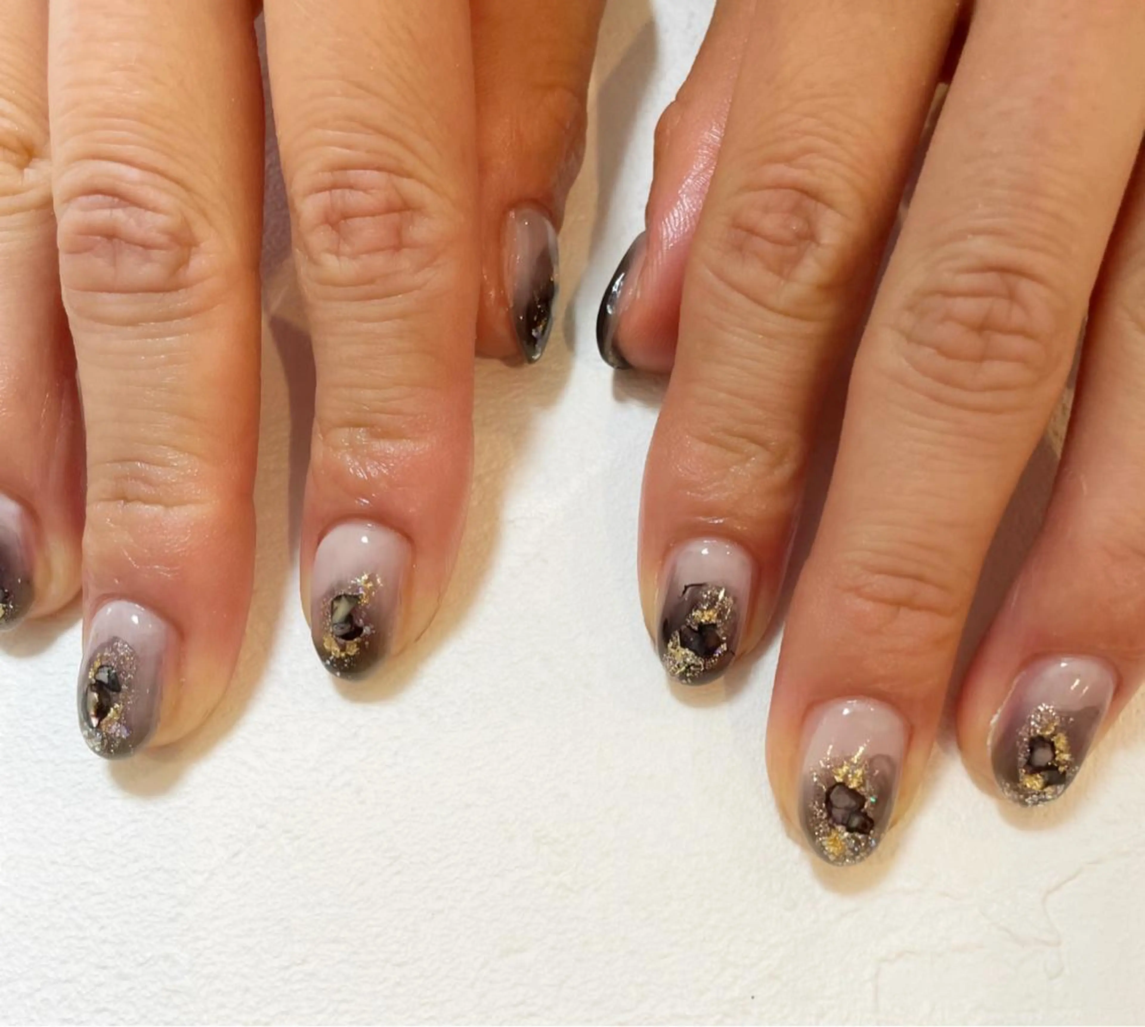 ショート ネイル ニュアンスネイル Re:st〔リスト〕所属・ayane Re:st〔リスト〕のネイルデザイン