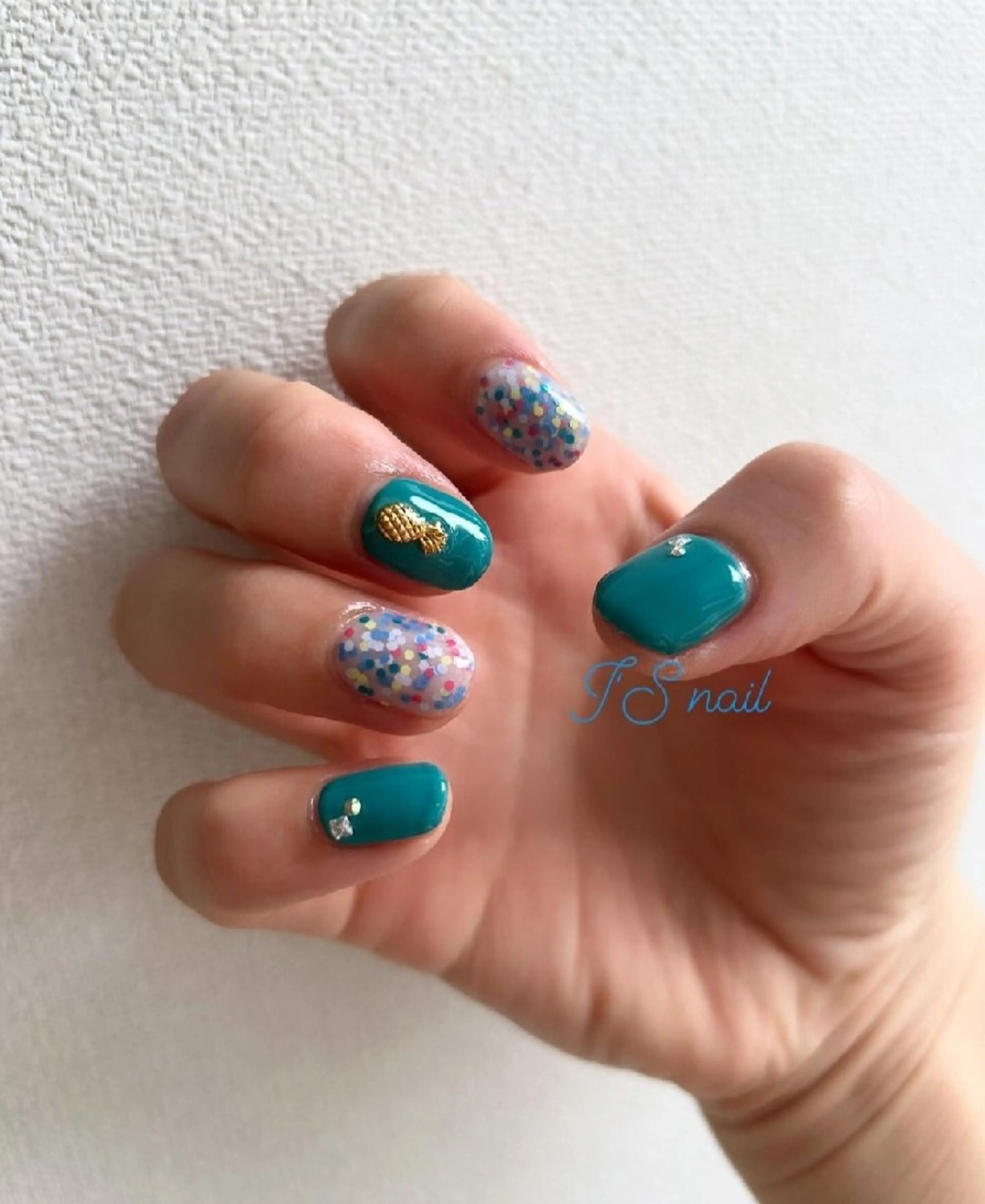 ネイル ホログラムネイル ハンドネイル I'S nail 佐野のネイルデザイン