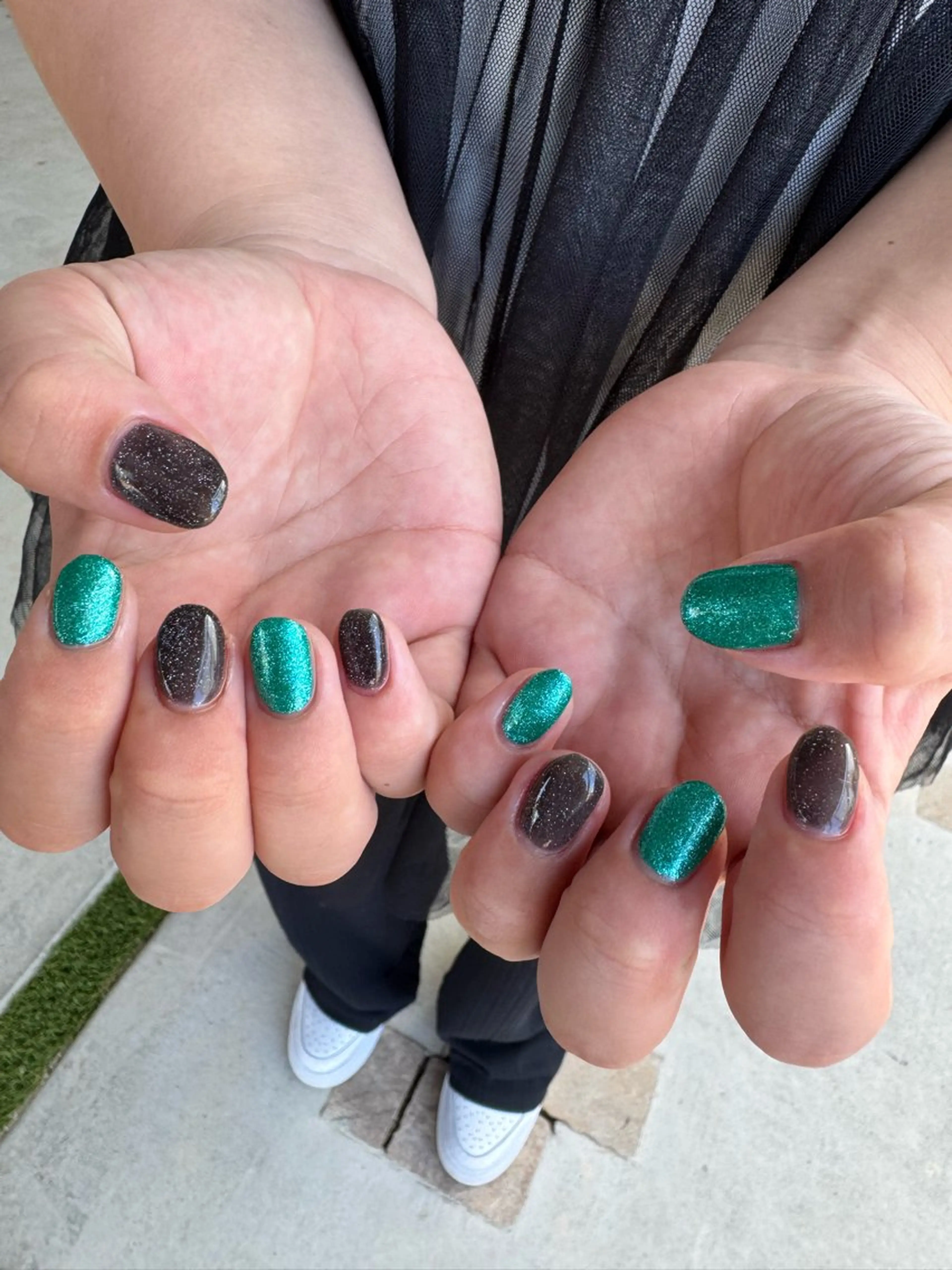 ネイル ハロウィン ワンカラーネイル MATATABI. kumiのネイルデザイン