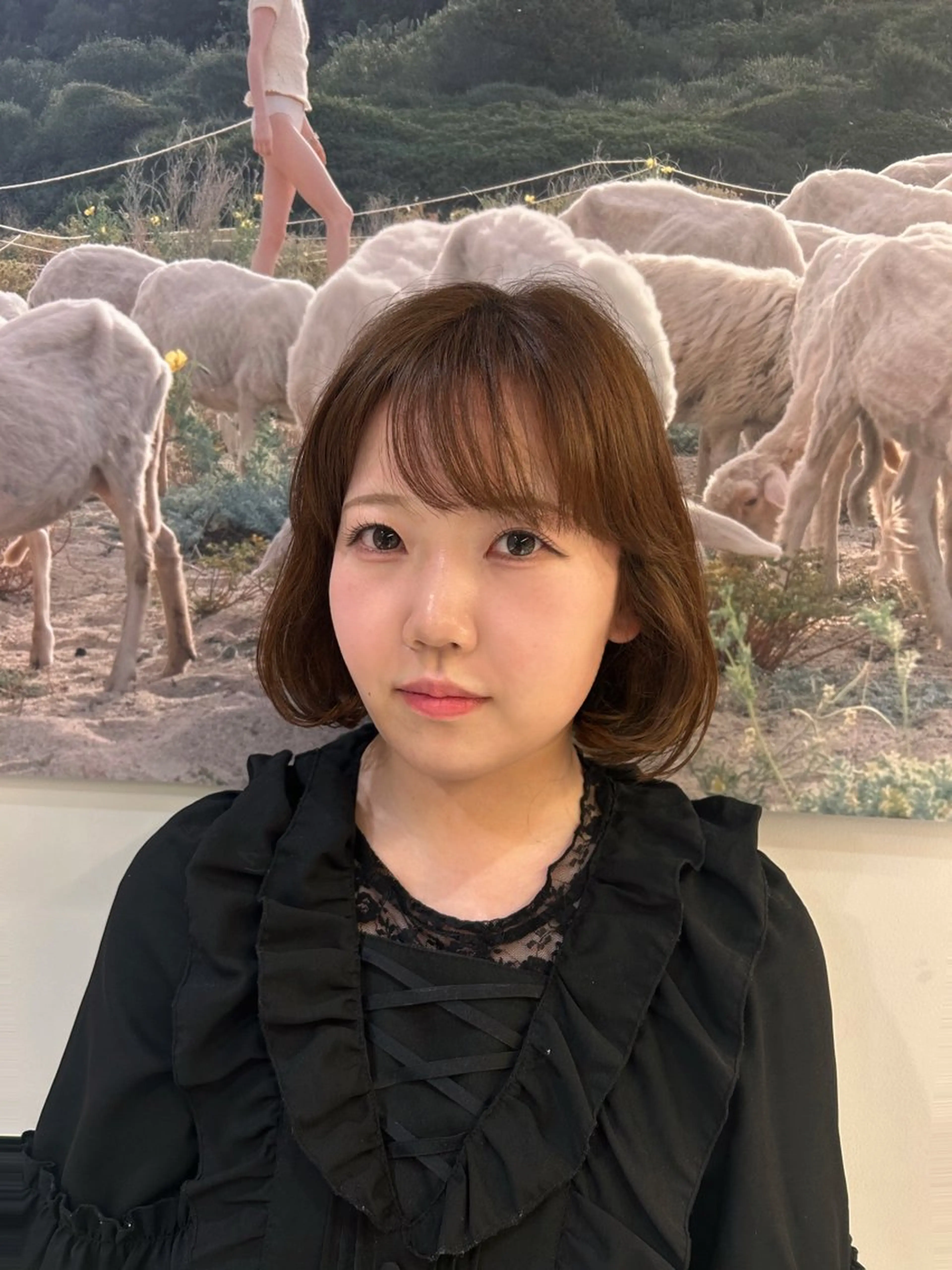 パーマ 白岩 君予のヘアスタイル