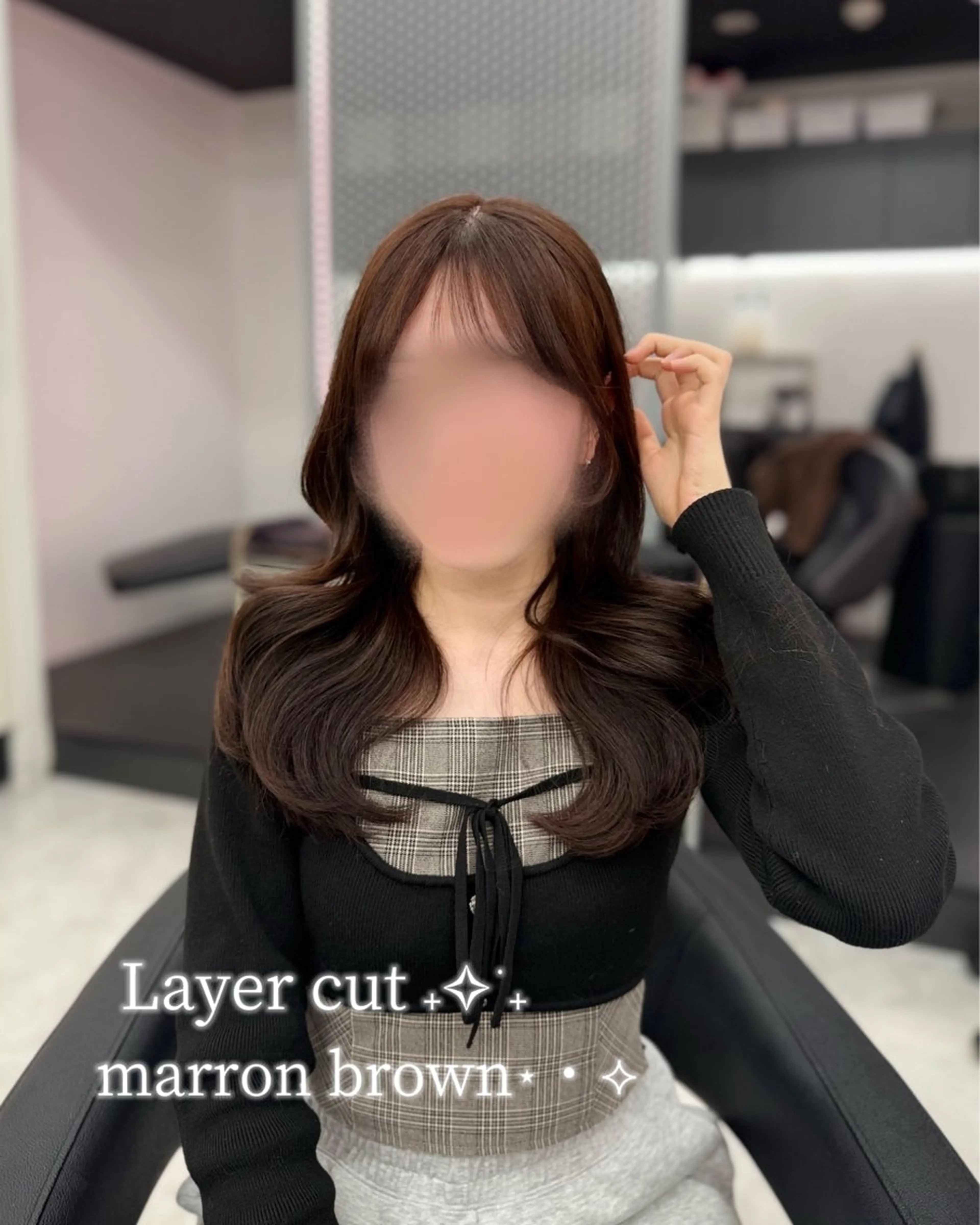 ロング カラー カット ヘアカラー 🥂上品ワンホンヘア 🥂nozomiのヘアスタイル