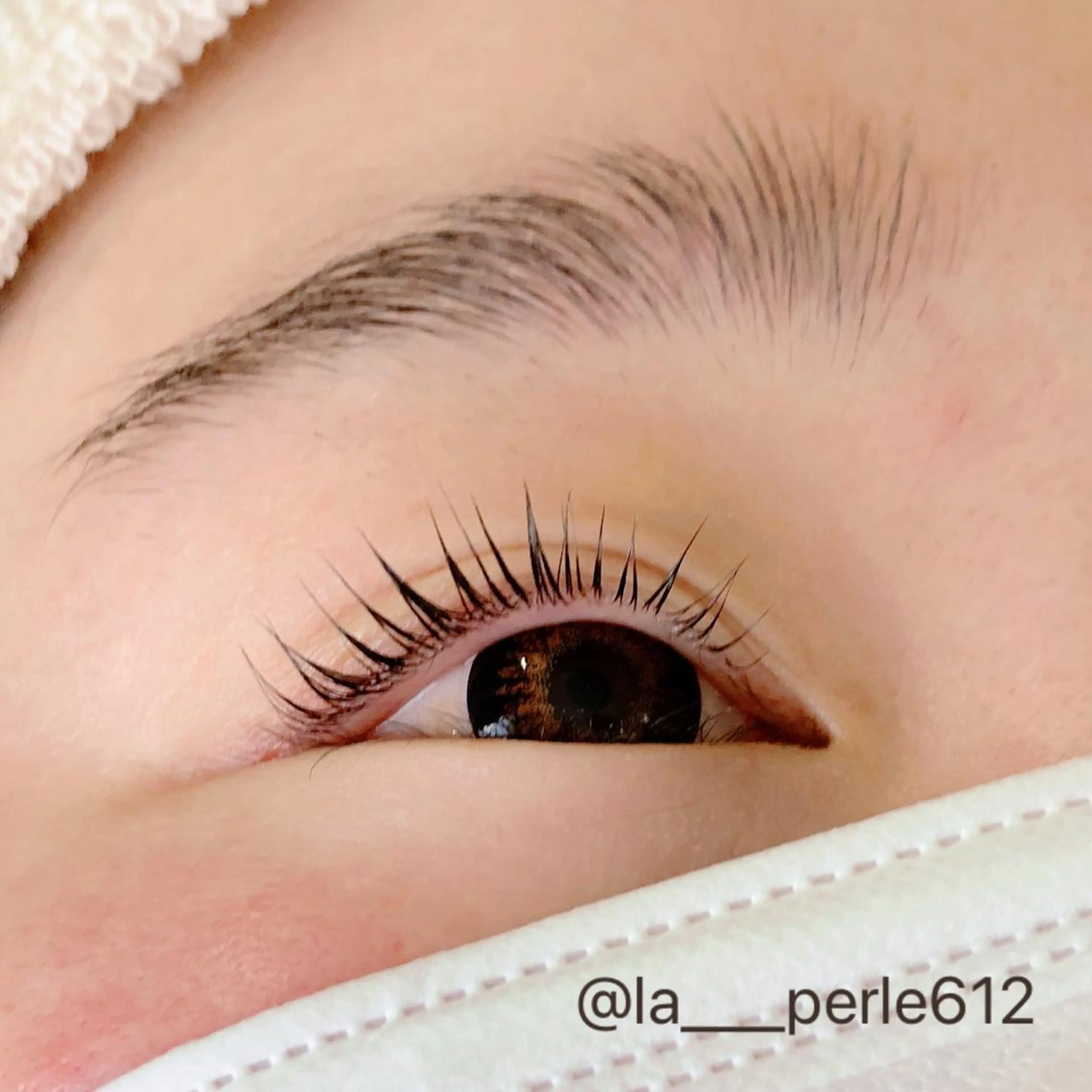 マツエク・マツパ パリジェンヌラッシュリフト 一重×まつ毛パーマ LA PERLE所属・LA PERLEのマツエク・マツパデザイン