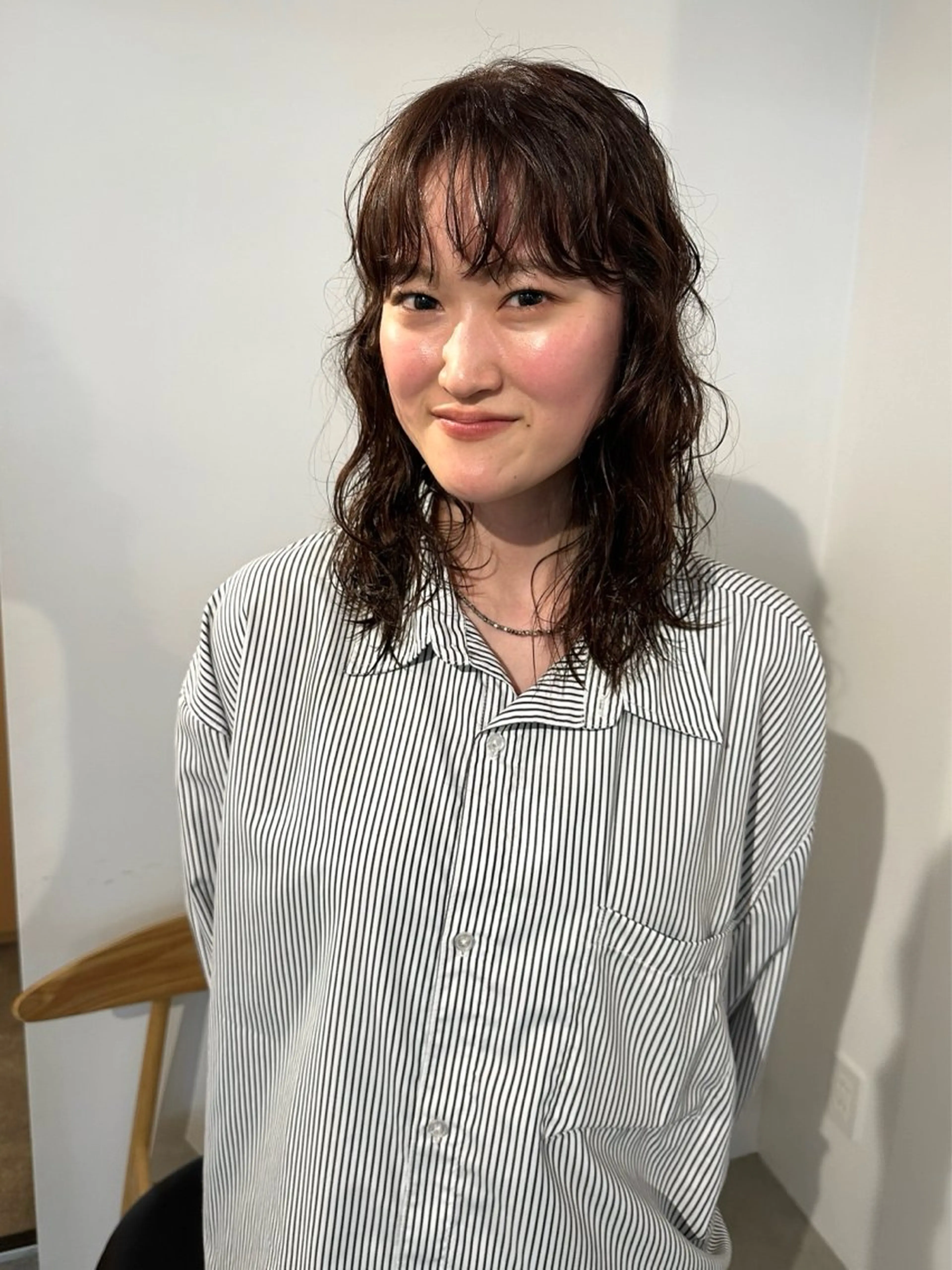 ミディアム カラー パーマ カット ヘアカラー パーマ lelu所属・lelu / 佐々木のヘアスタイル