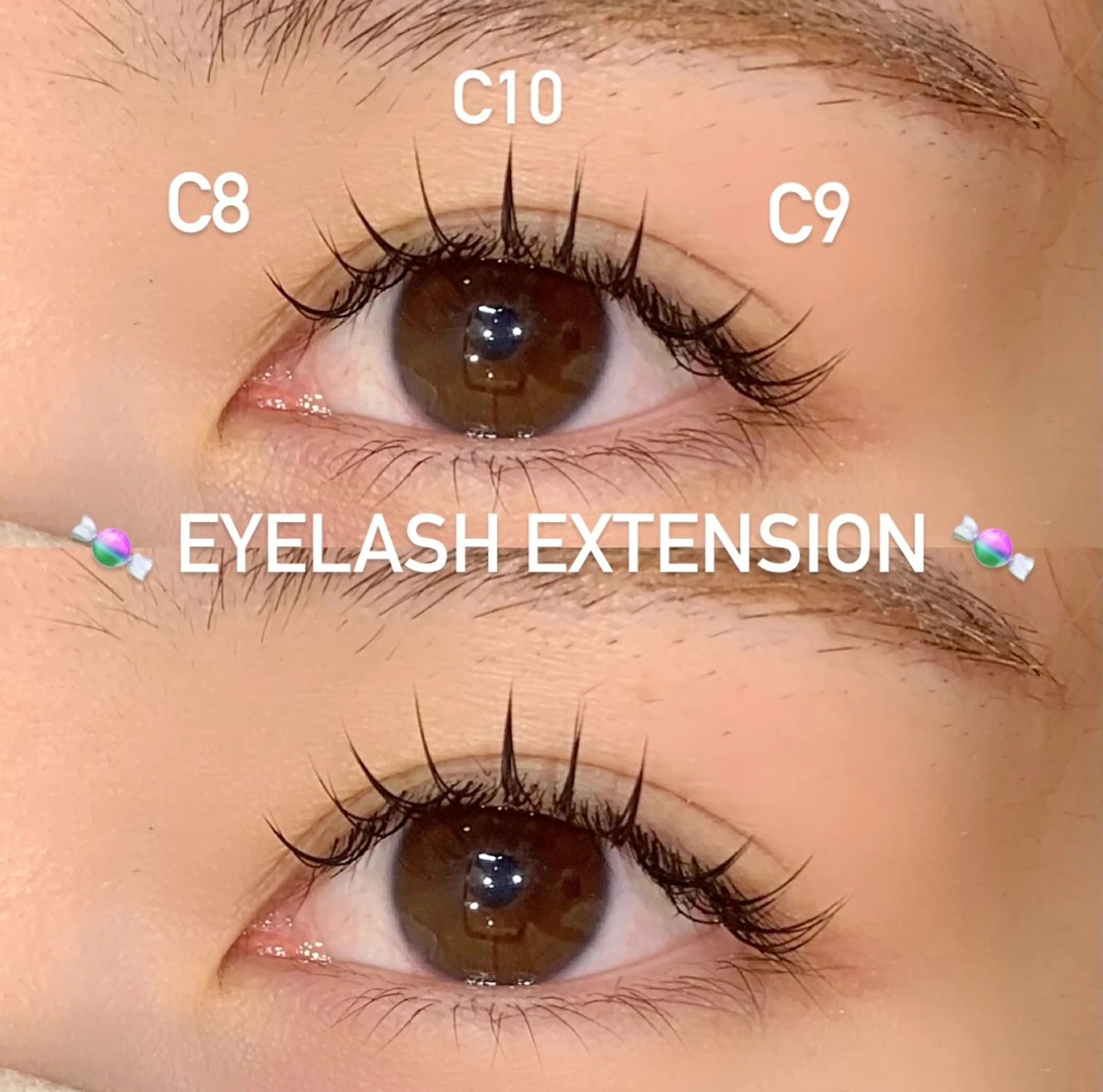 マツエク・マツパ キュート マツエク 飯塚 亜衣のマツエク・マツパデザイン