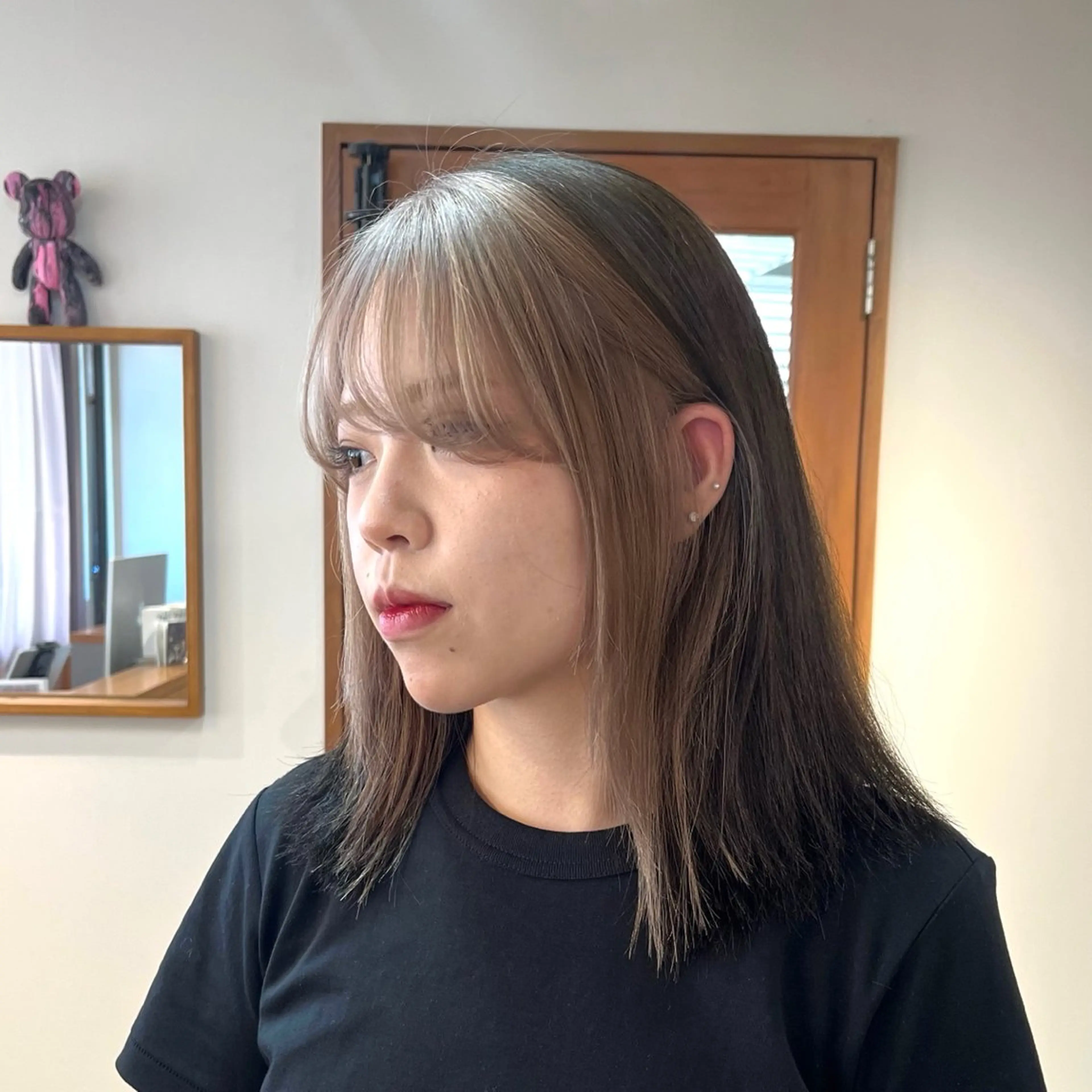 ミディアム カラー カット ヘアカラー EIGHT/ satone🩵のヘアスタイル