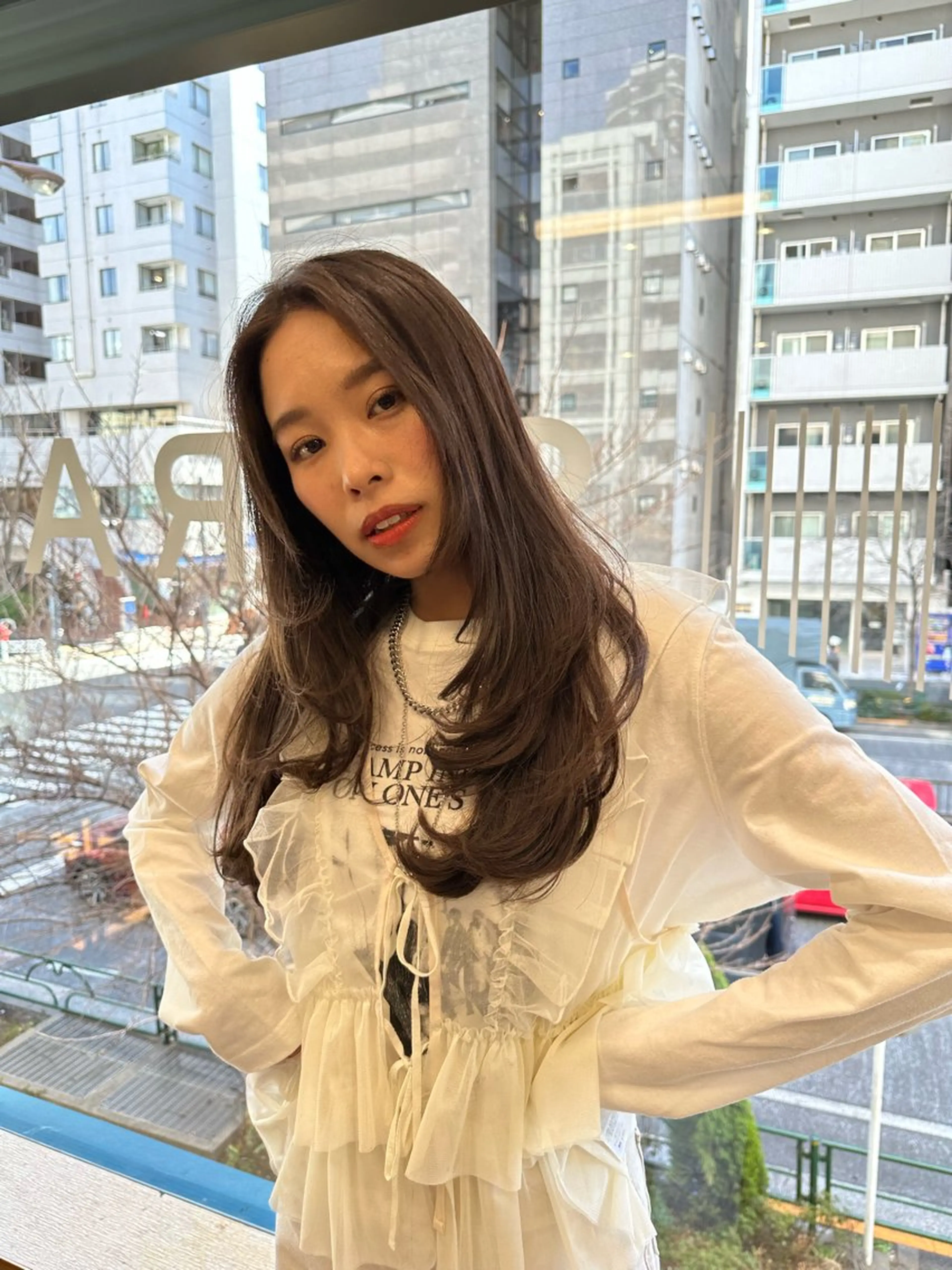 ロング 小顔カット SORA麻布十番店所属・武藤 虎太朗のヘアスタイル