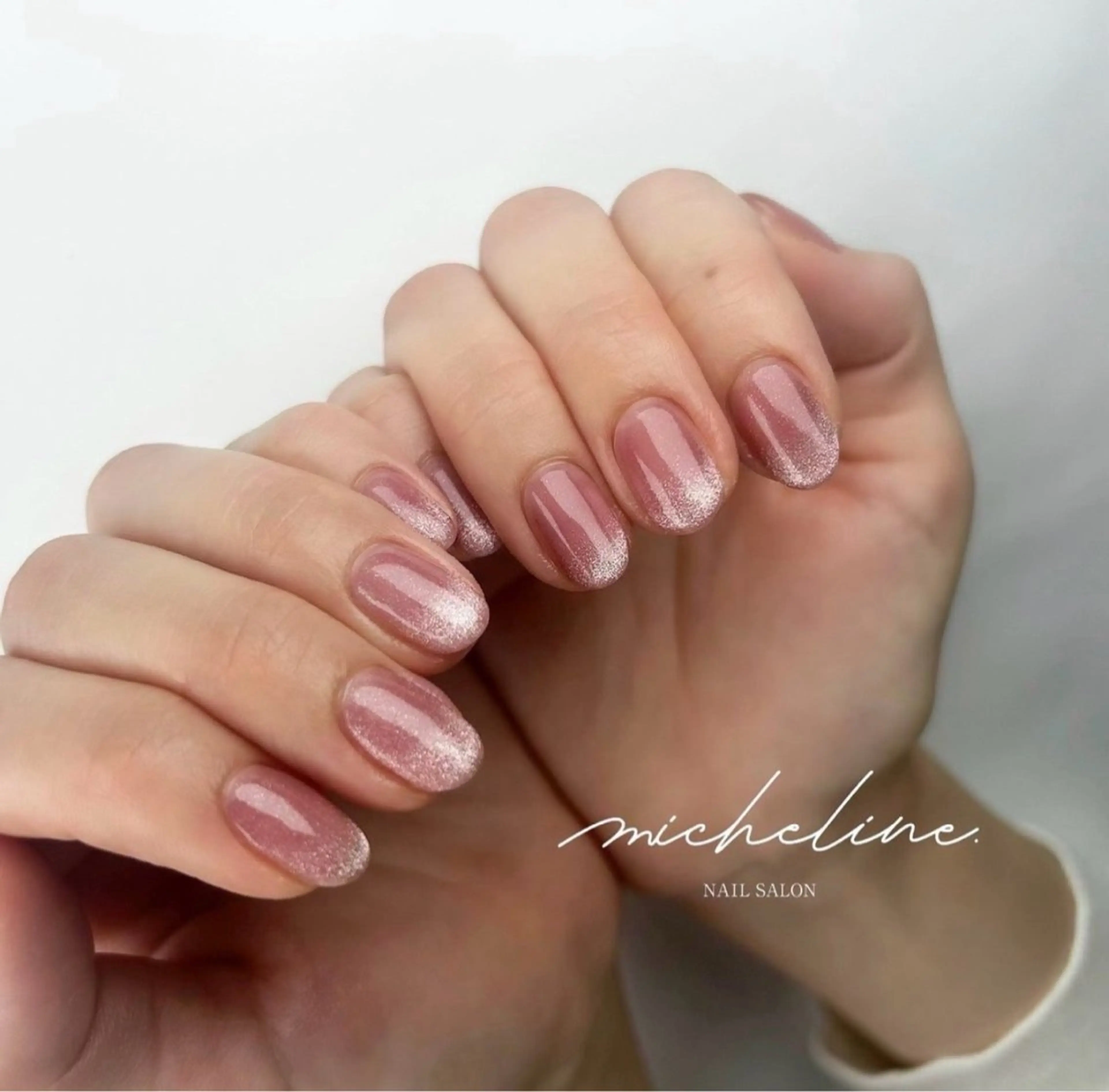 (オフなし)ラメグラデーションの写真