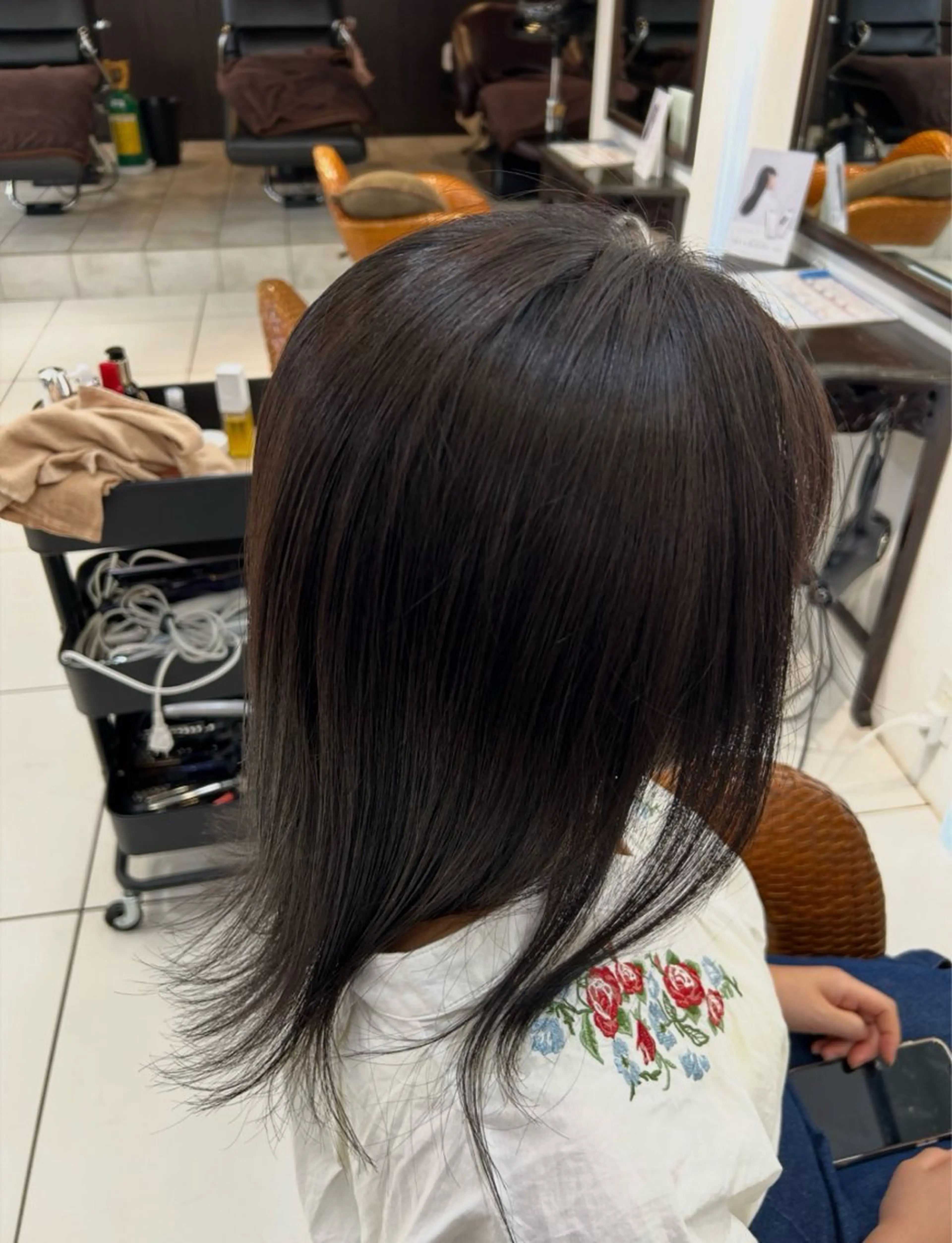 カラー ヘアカラー DIFINO所属・林 星那のヘアスタイル