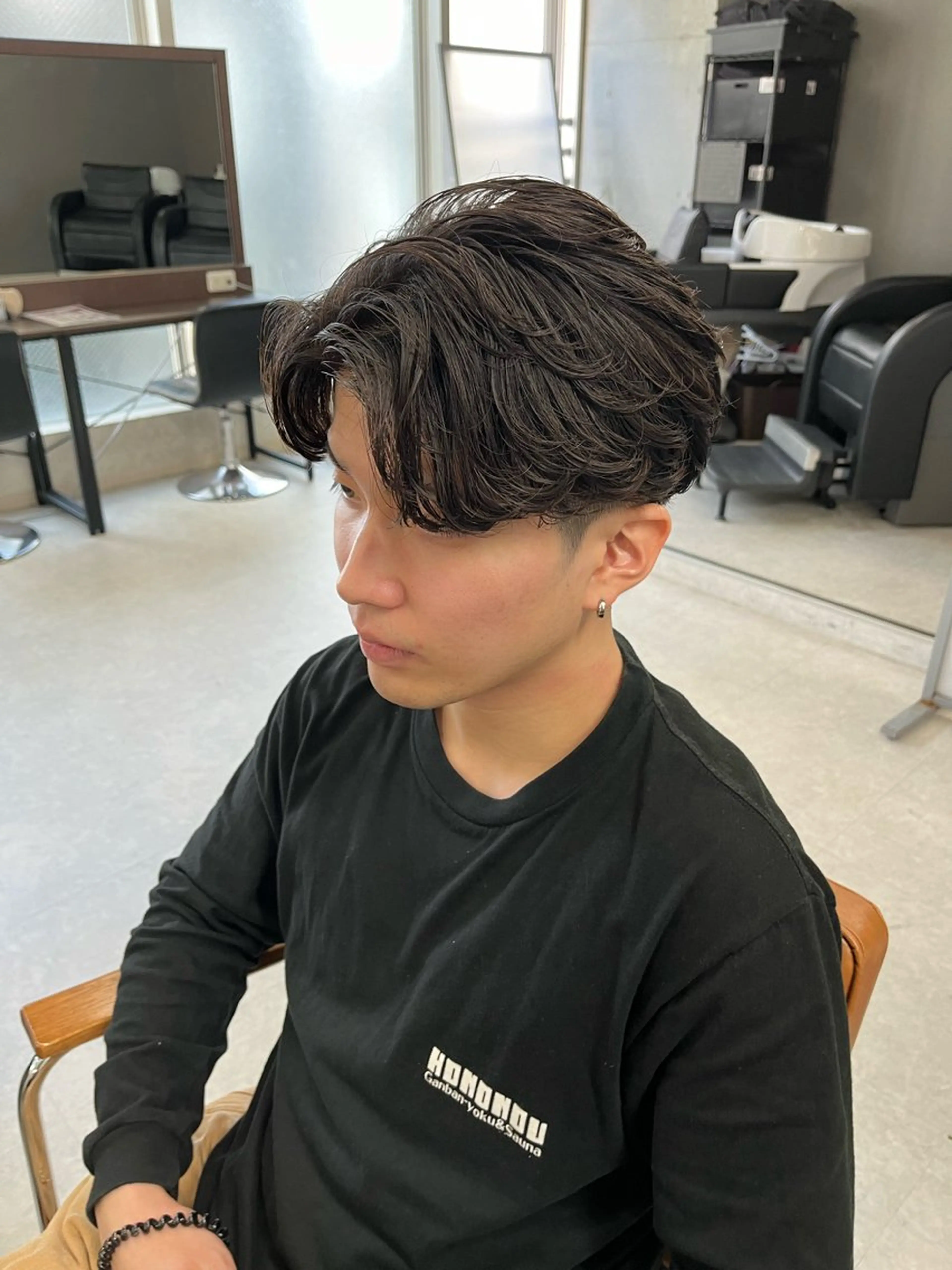 ショート パーマ メンズ メンズパーマ カット ヘアカラー パーマ 縮毛矯正 ヘッドスパ ヘアセット メンズ特化/パーマ /フェード/洋輔のヘアスタイル