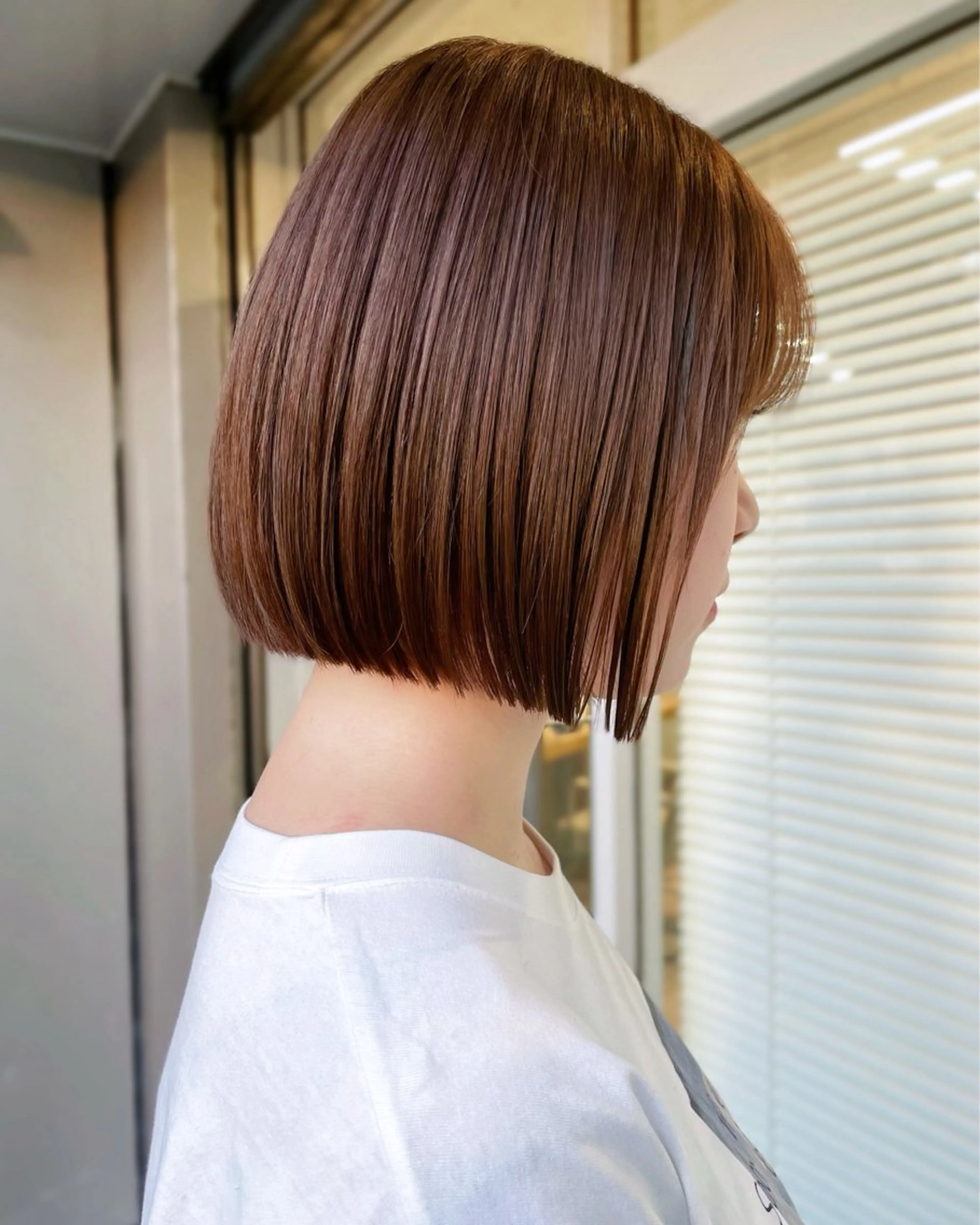 ショート Misaki /ボブ/縮毛矯正のヘアスタイル