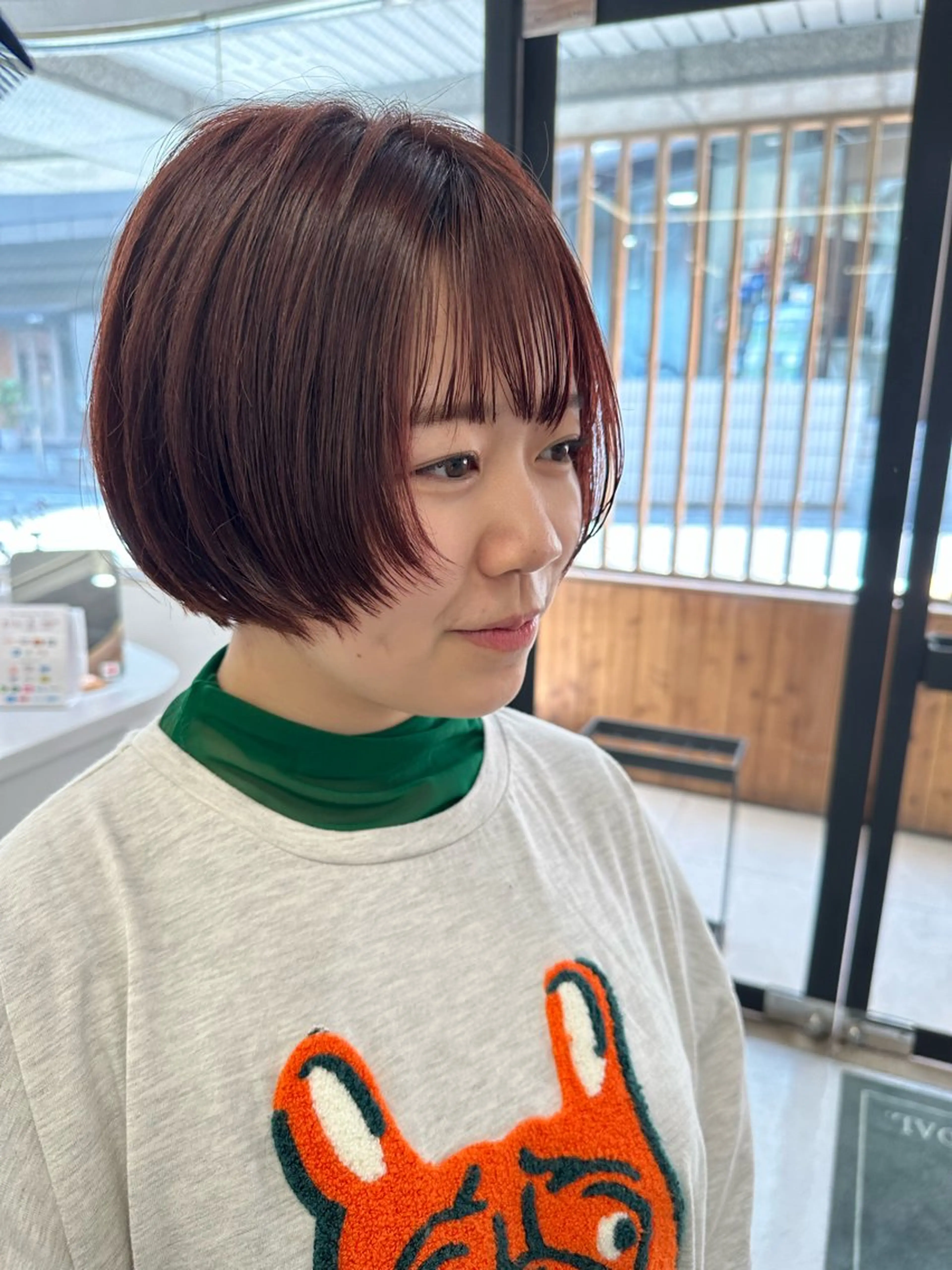 ショート カット ヘアカラー 骨格診断で絶対可愛い ✨丸みショート✨凌弥のヘアスタイル