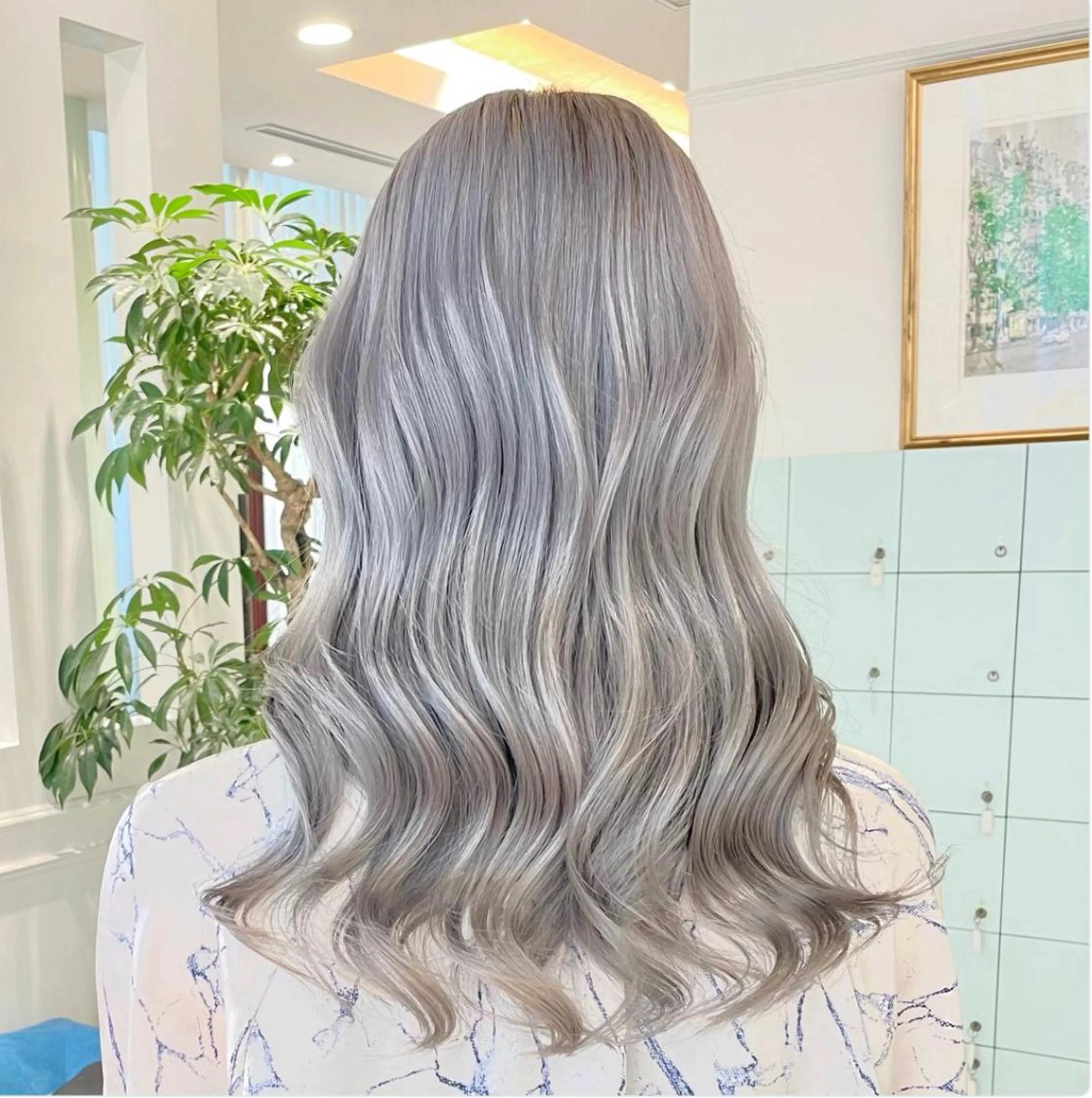 ロング カラー ヘアアレンジ カット ヘアカラー 🌹TikTok4万 フォロワー🌹AKIのヘアスタイル