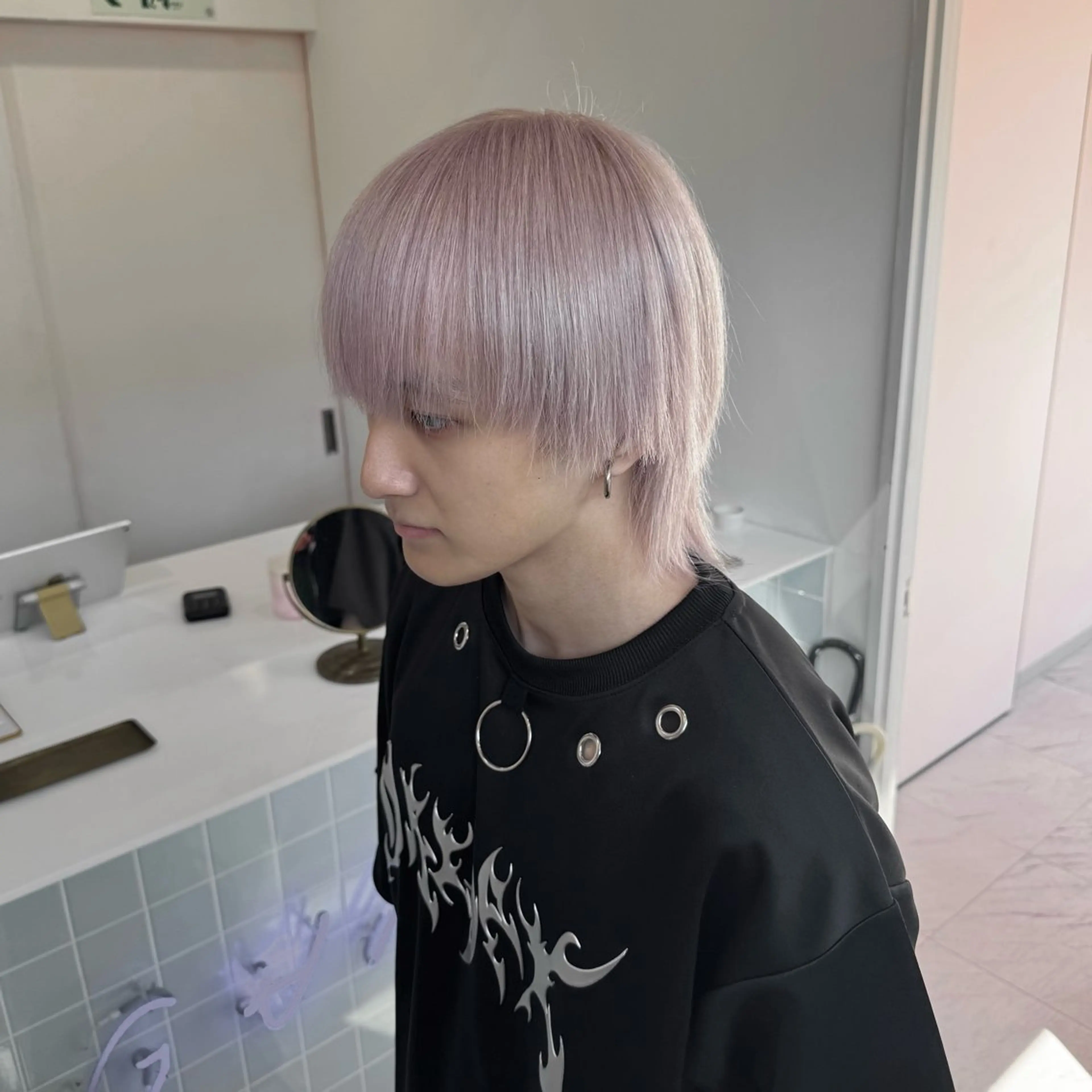 ショート カラー メンズ ヘアカラー トリートメント 高発色/デザイン ☀️toku☀️のヘアスタイル