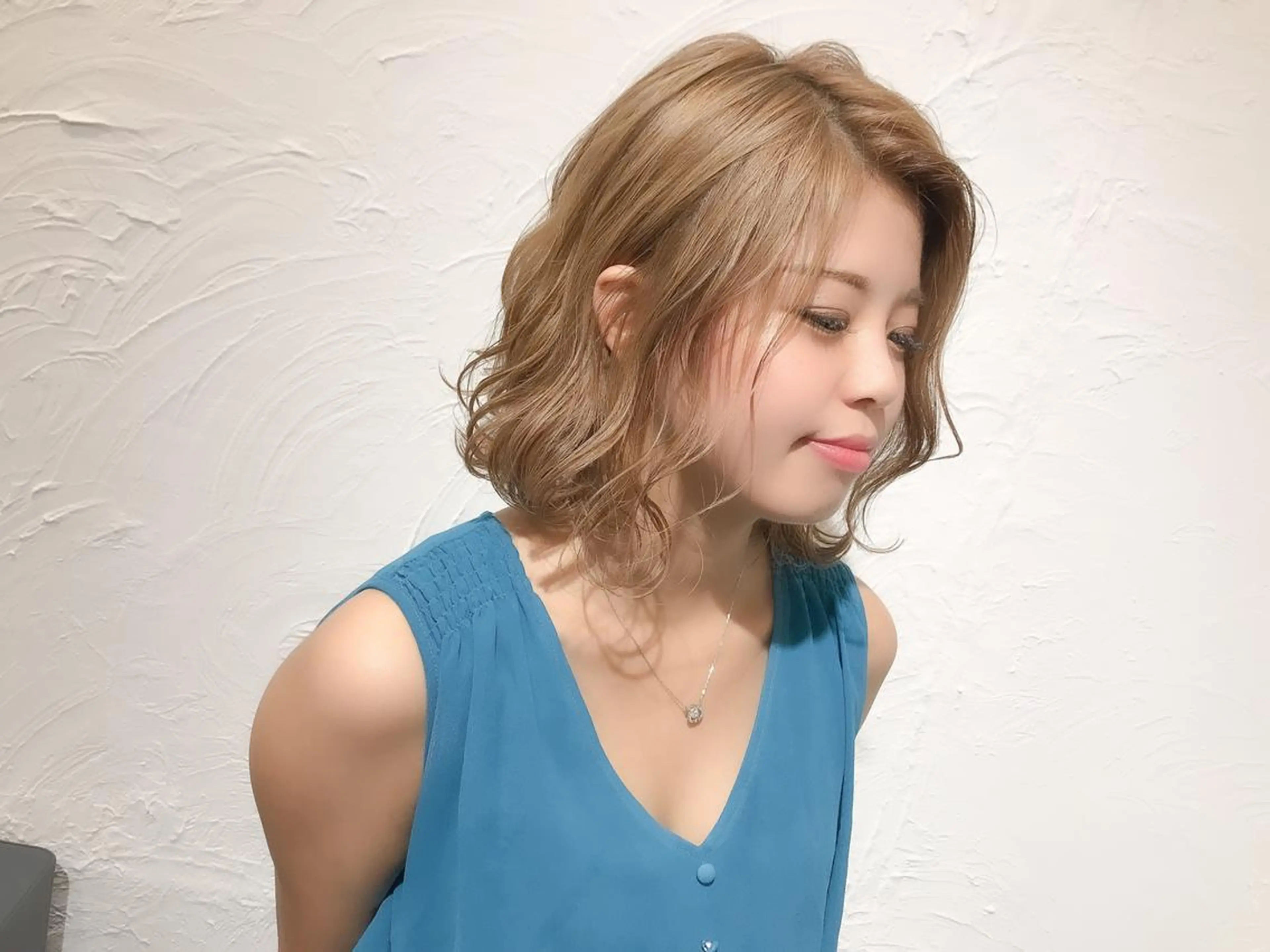 ミディアム カラー ba-boo 広島のヘアスタイル