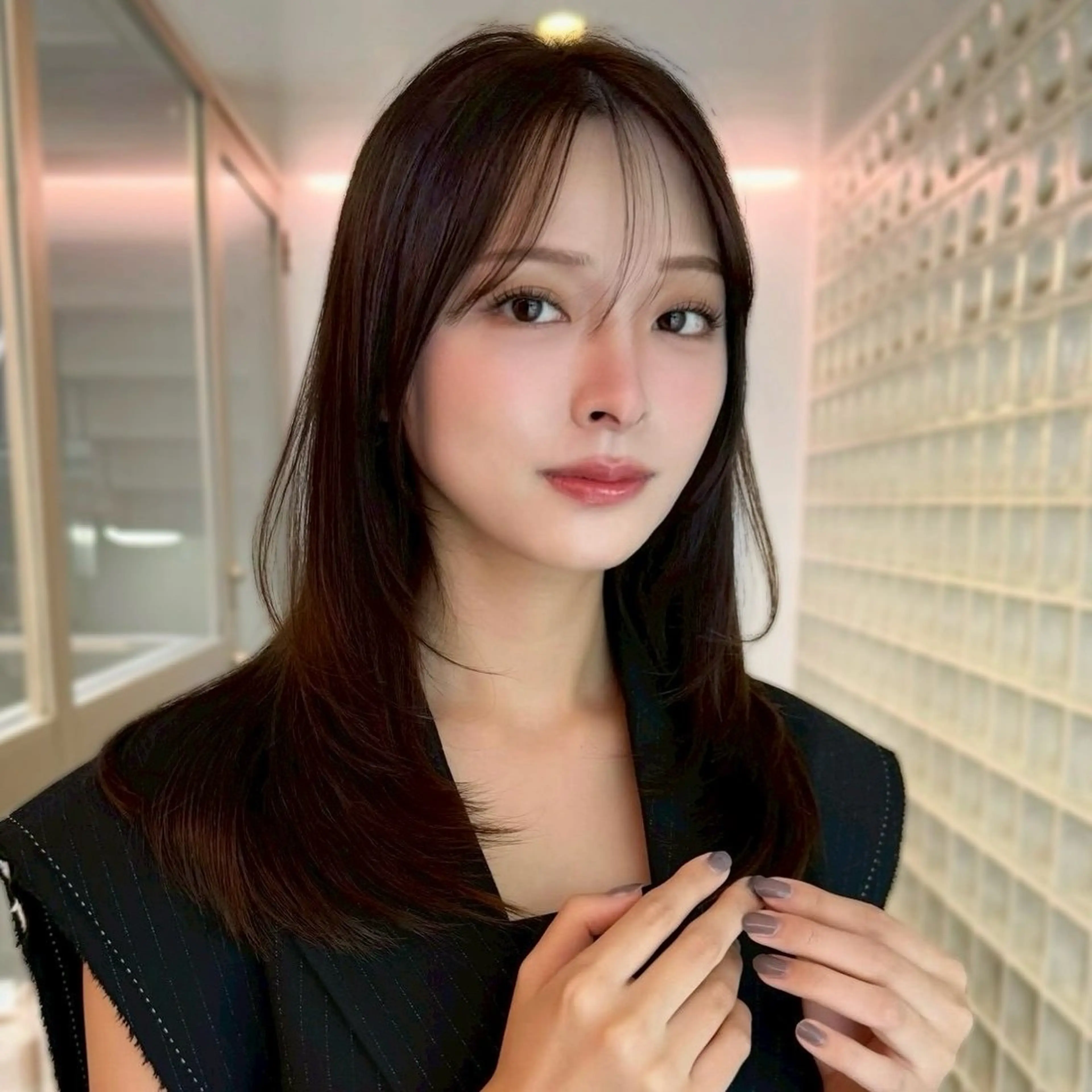 ロング カラー カット ヘアカラー トリートメント 銀座/艶カラー/ ボブ/本田 聖のヘアスタイル