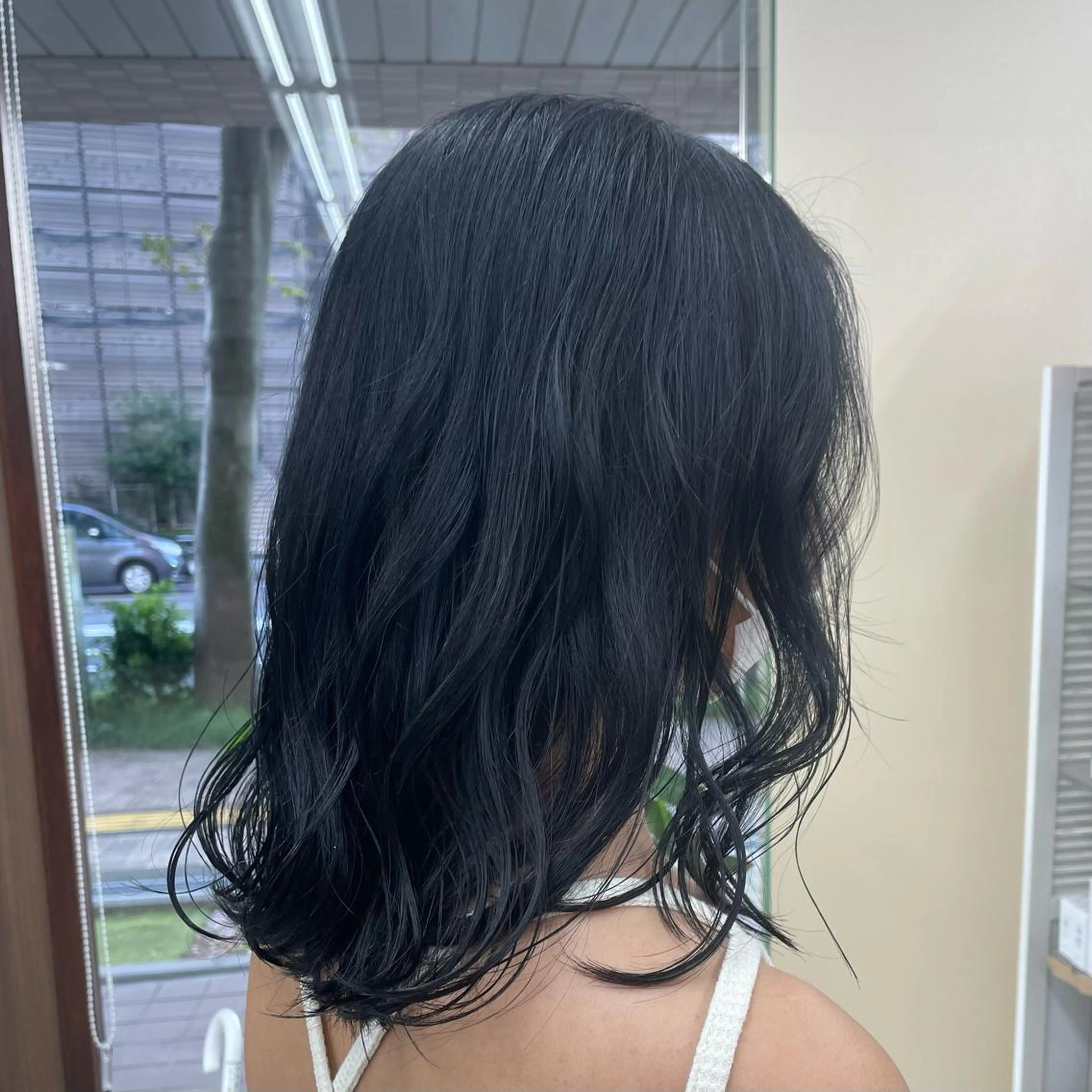 セミロング ダブルカラー/韓国 ヘア/さわのあかねのヘアスタイル