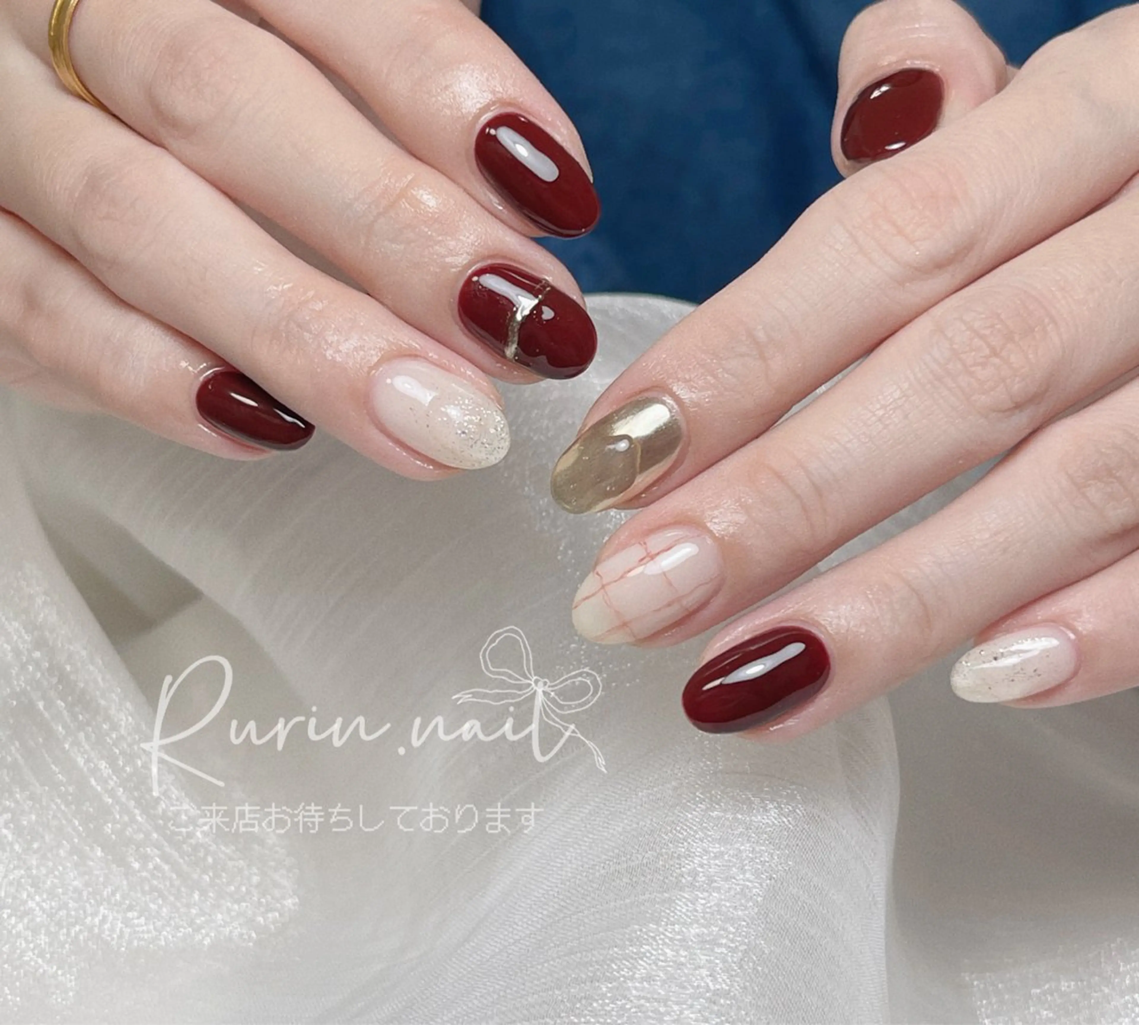 ネイル ハンドネイル ルリン サロン💅のネイルデザイン