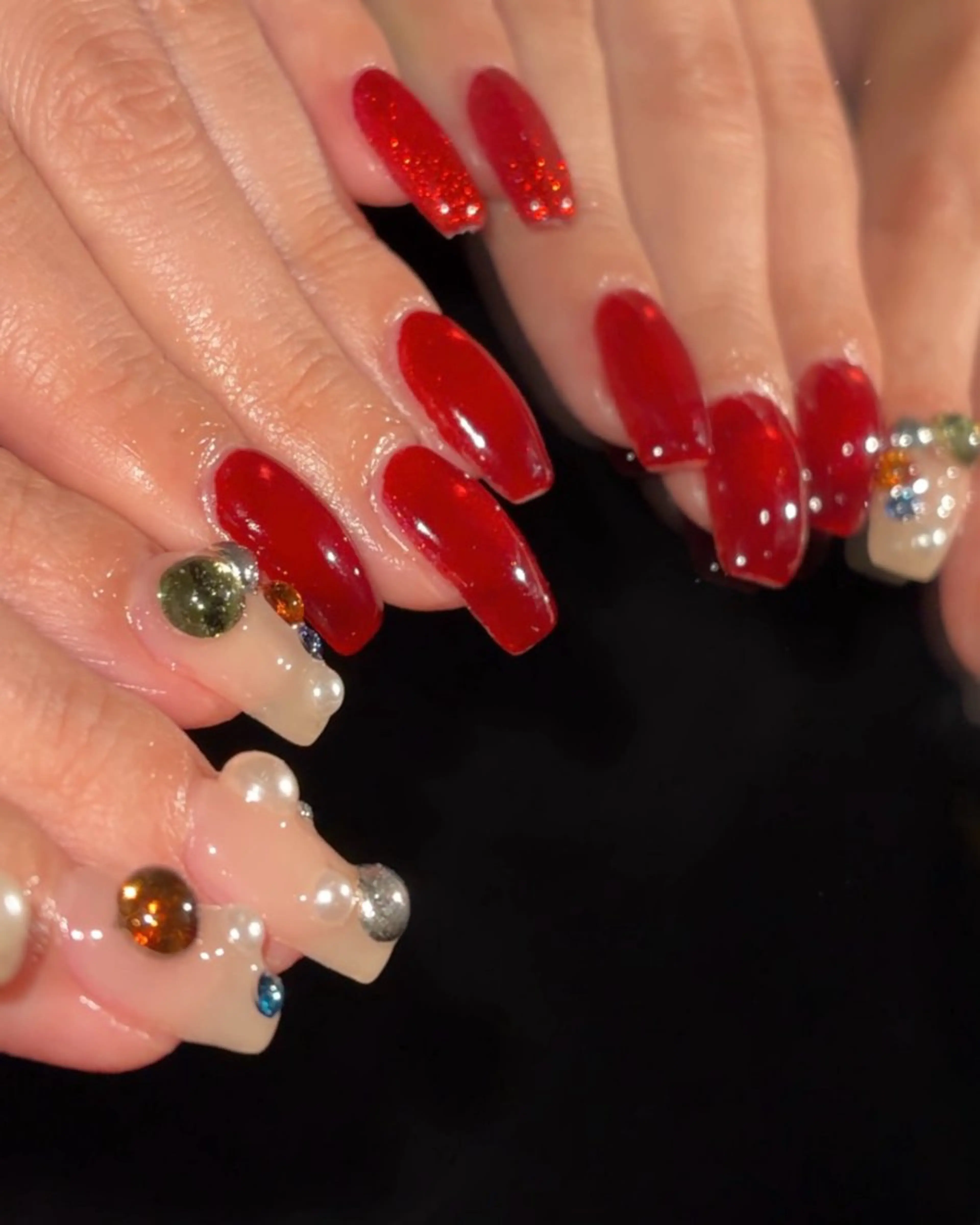 ネイル ハンドネイル nail studio romance所属・sena アメ村のネイルデザイン