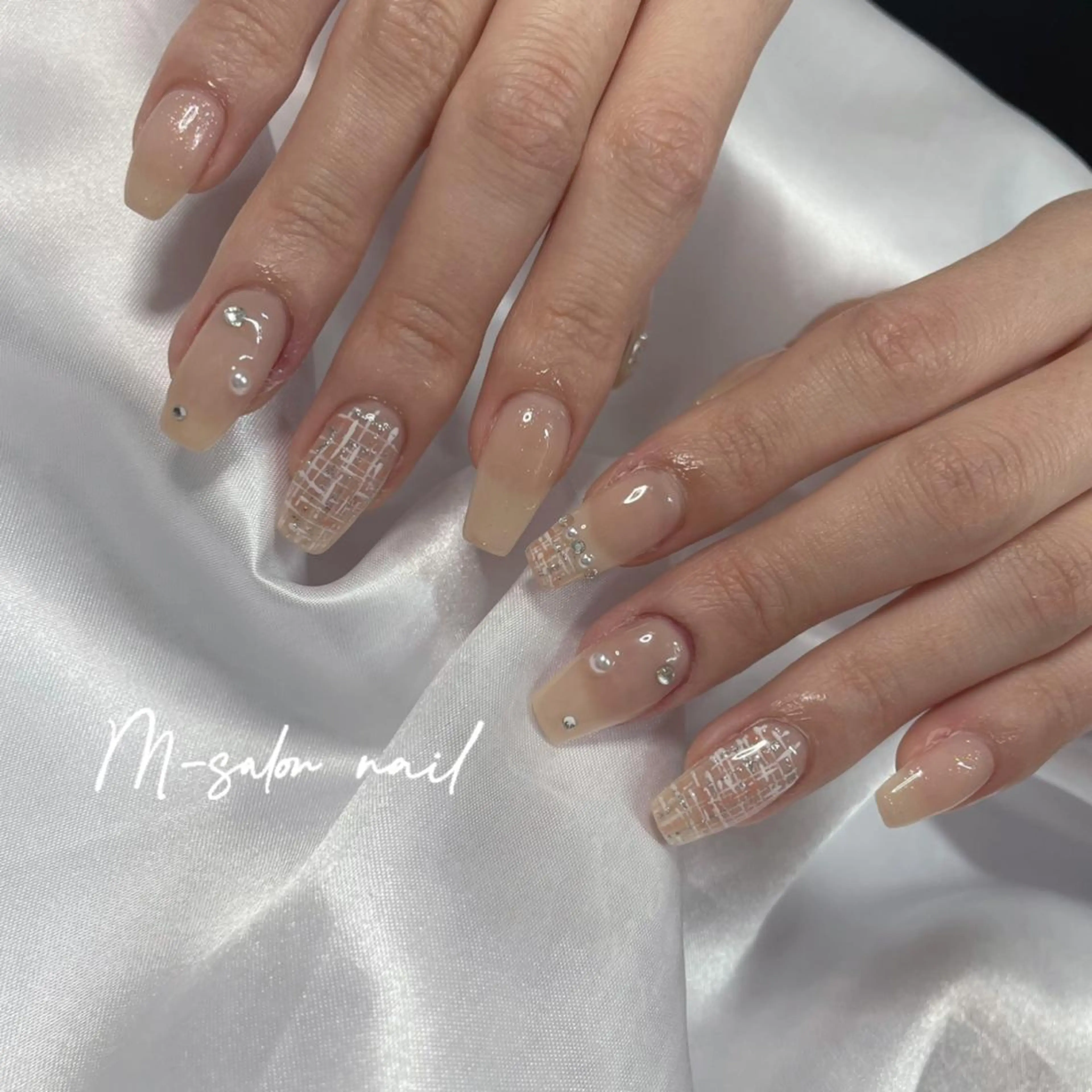 ネイル ハンドネイル 韓国/網紅/パーツ M-salonのネイルデザイン