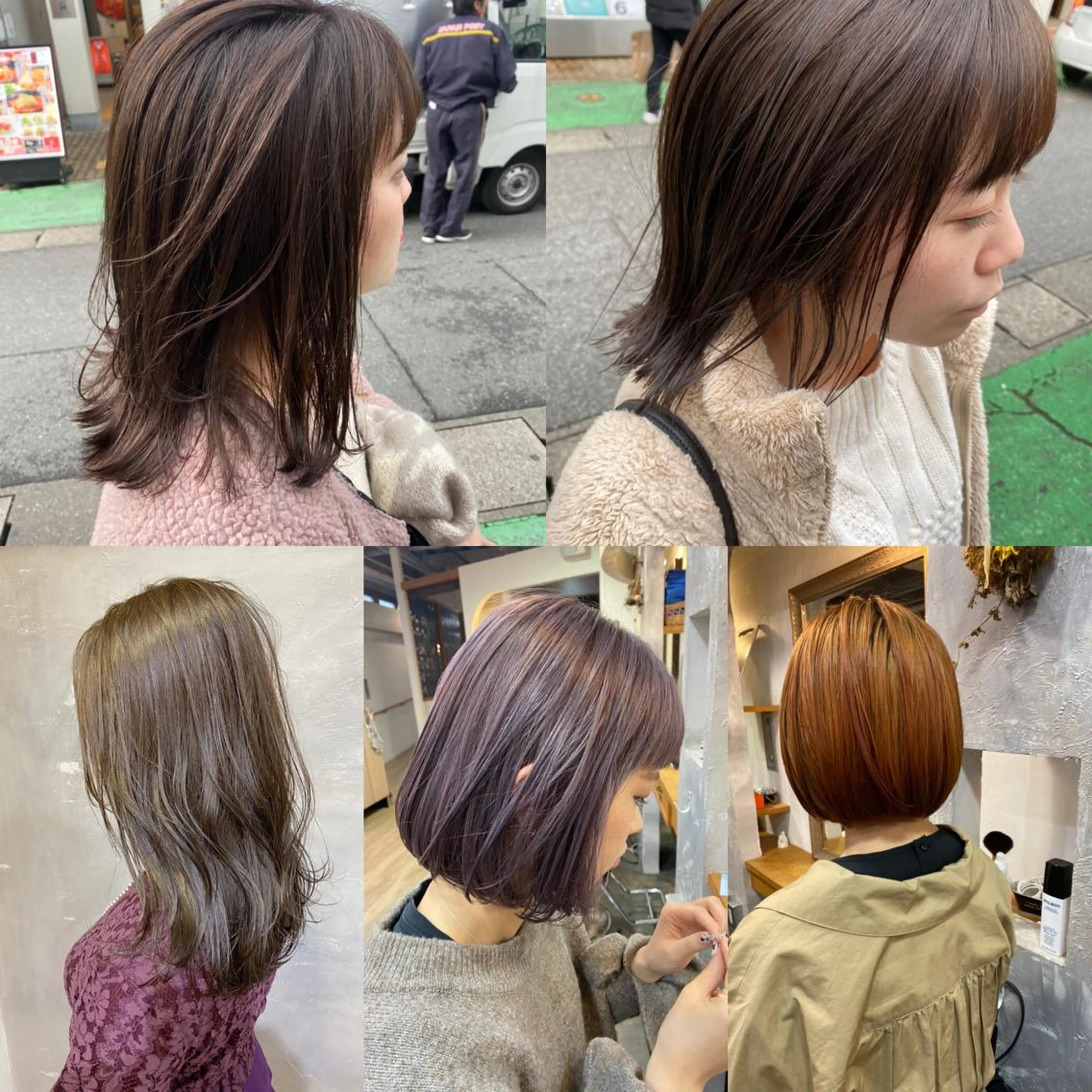 カラー LORE福岡天神 韓国/ブリーチのヘアスタイル