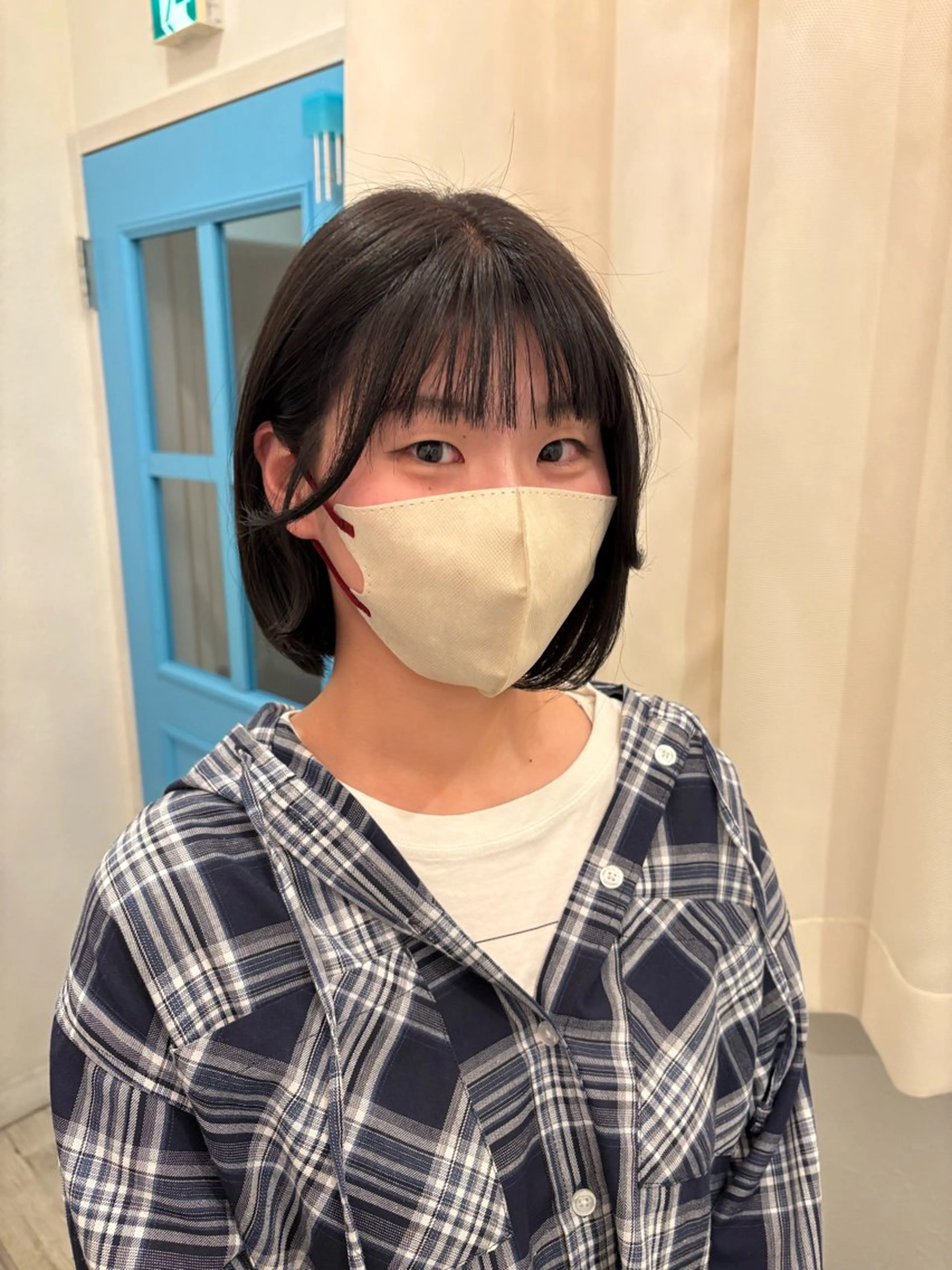 ショート カラー オリーブカラー ヘアカラー トリートメント 透明感/韓国風 HIRARIのヘアスタイル