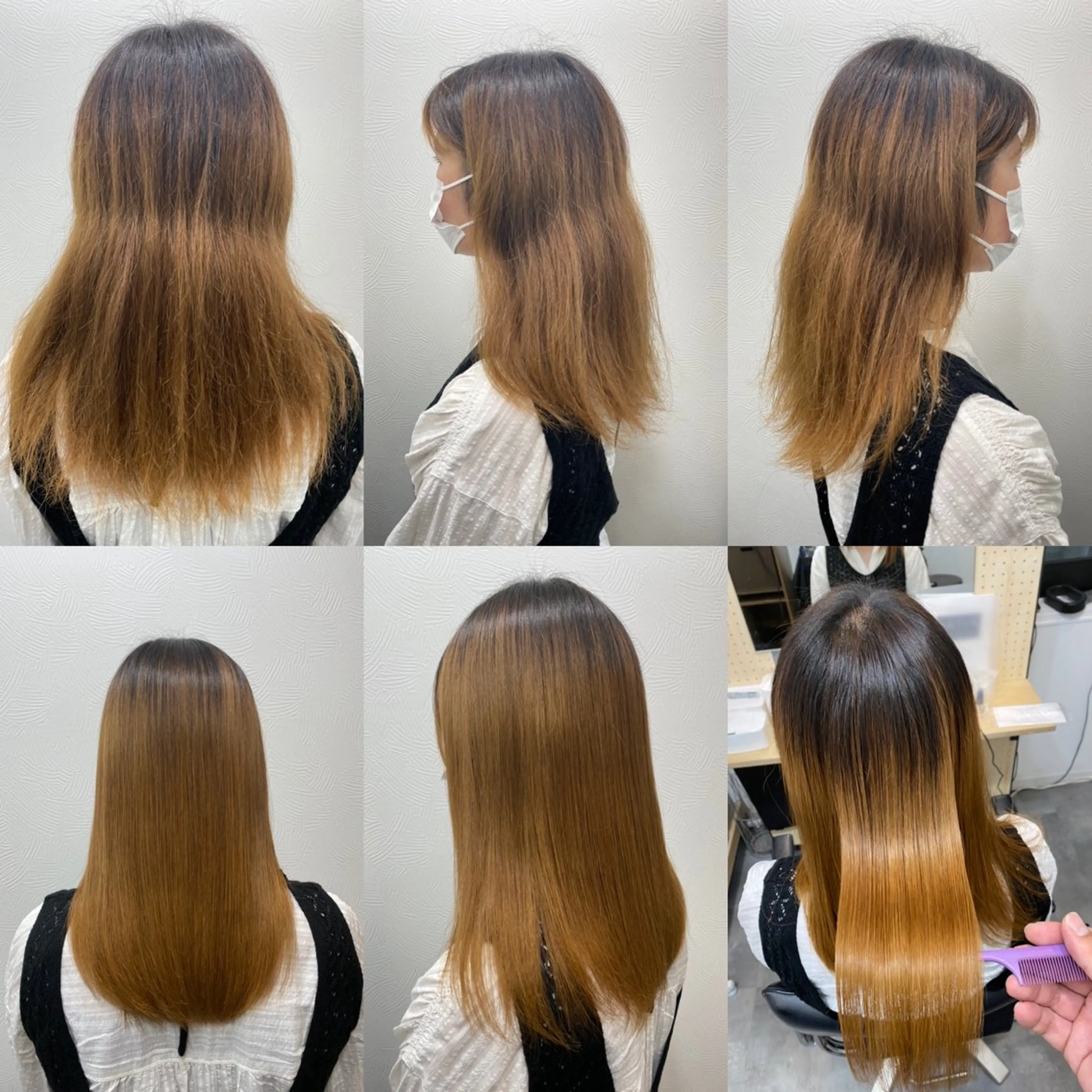 髪質改善ヘアエステの写真