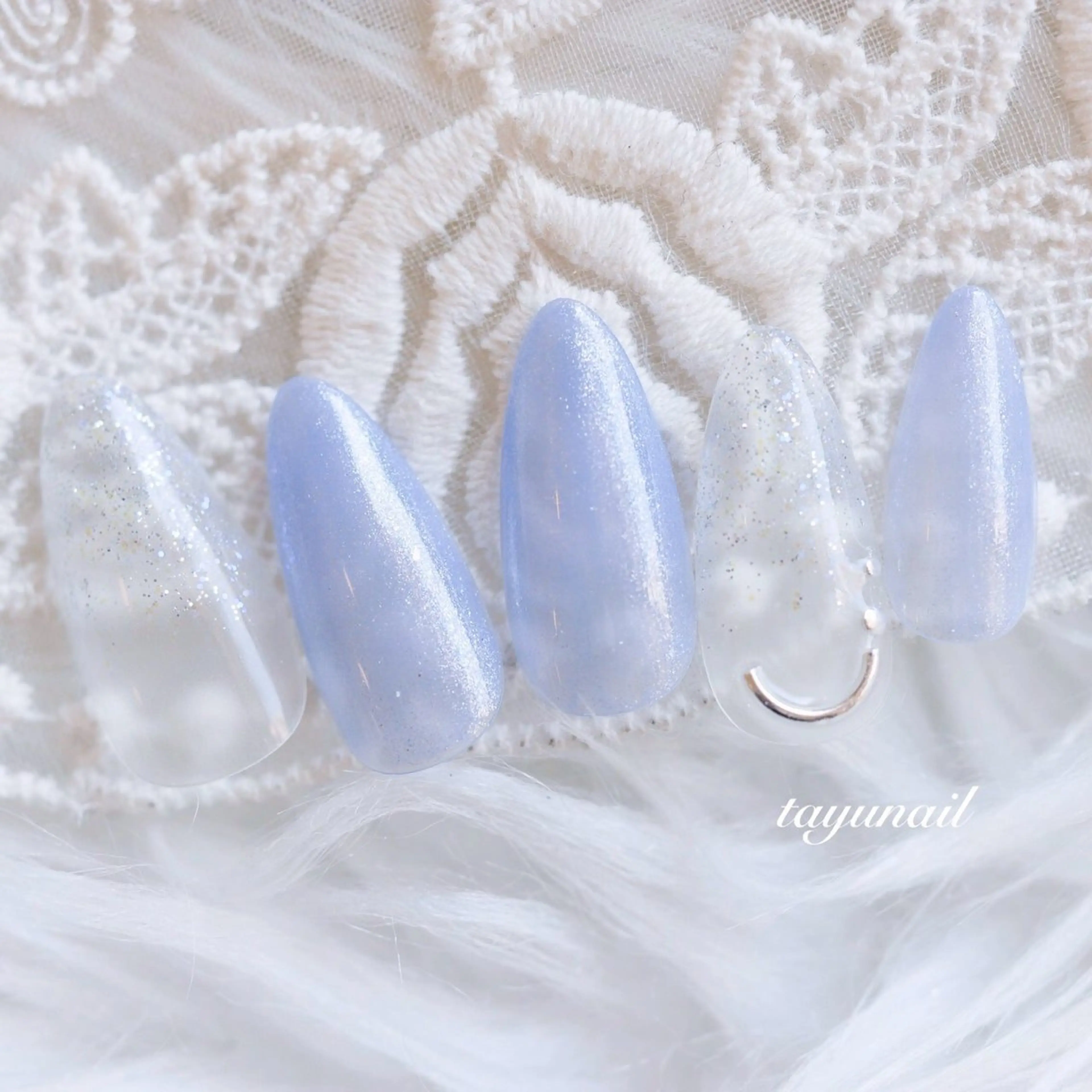 ネイル アートネイル ジェルネイル パラジェル シンプルネイル ハンドネイル ネイルサロン・ネイルスクール たゆnail所属・ネイルサロン 【たゆnail】のネイルデザイン