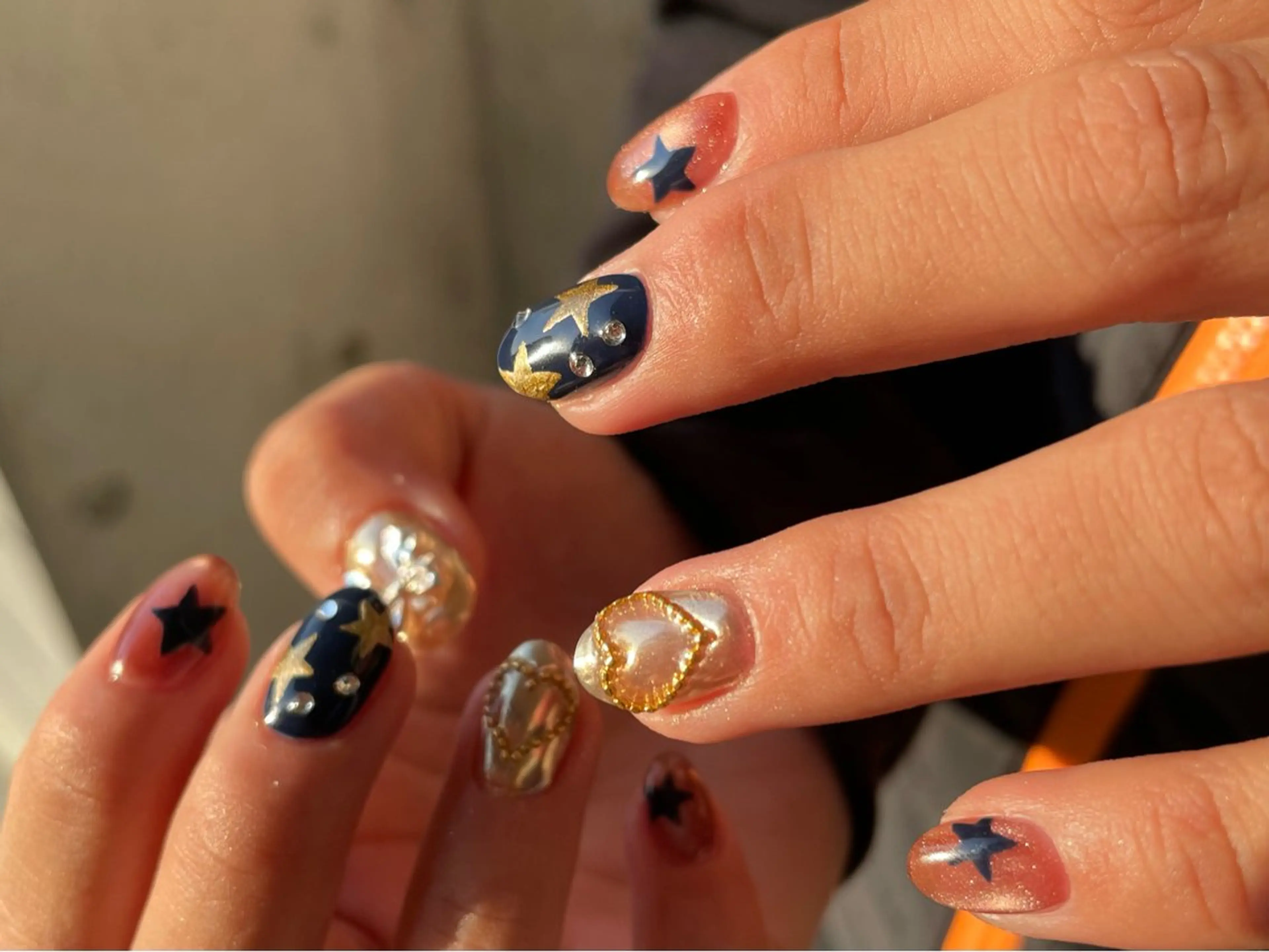 ネイル 韓国ネイル ワンホンネイル ハンドネイル MARU NAIL manamiのネイルデザイン