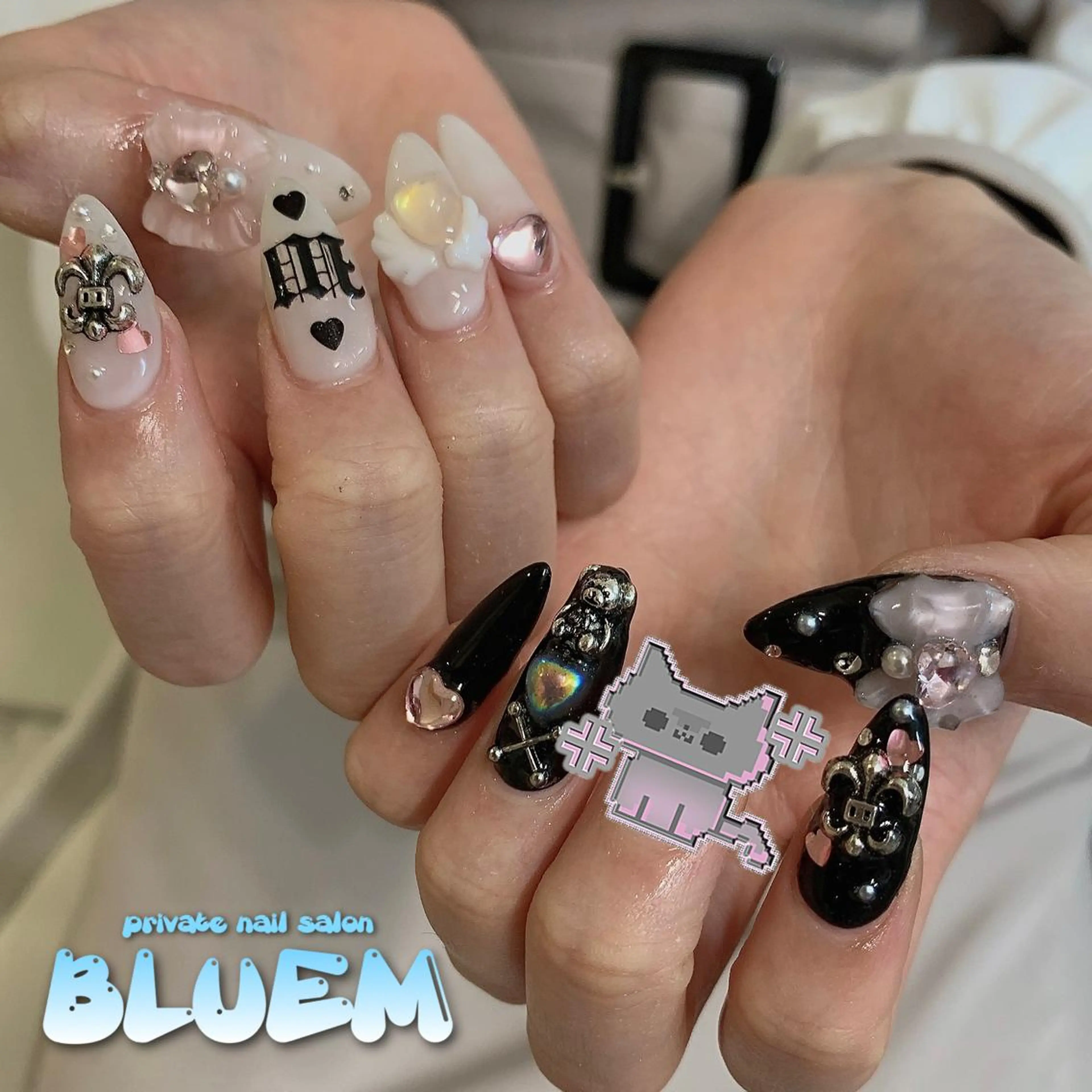 ネイル ハンドネイル BLUEM なな🐶のネイルデザイン