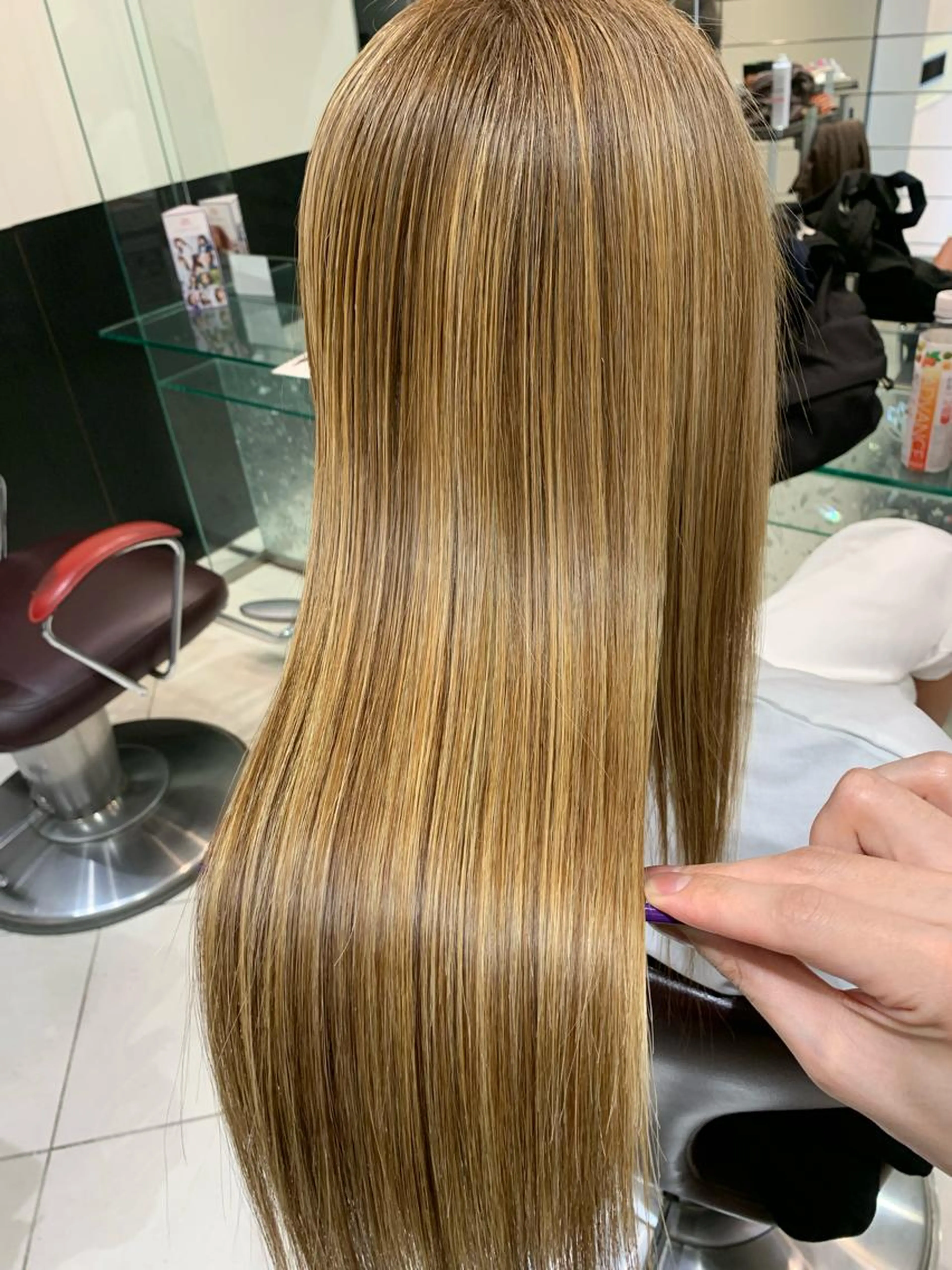 ✨❤️髪質改善トリートメント＋カット＋ケアカラー❤️✨最強艶髪サラサラコース❤️✨髪質改善で理想の艶髪に大変身🌸✨の写真