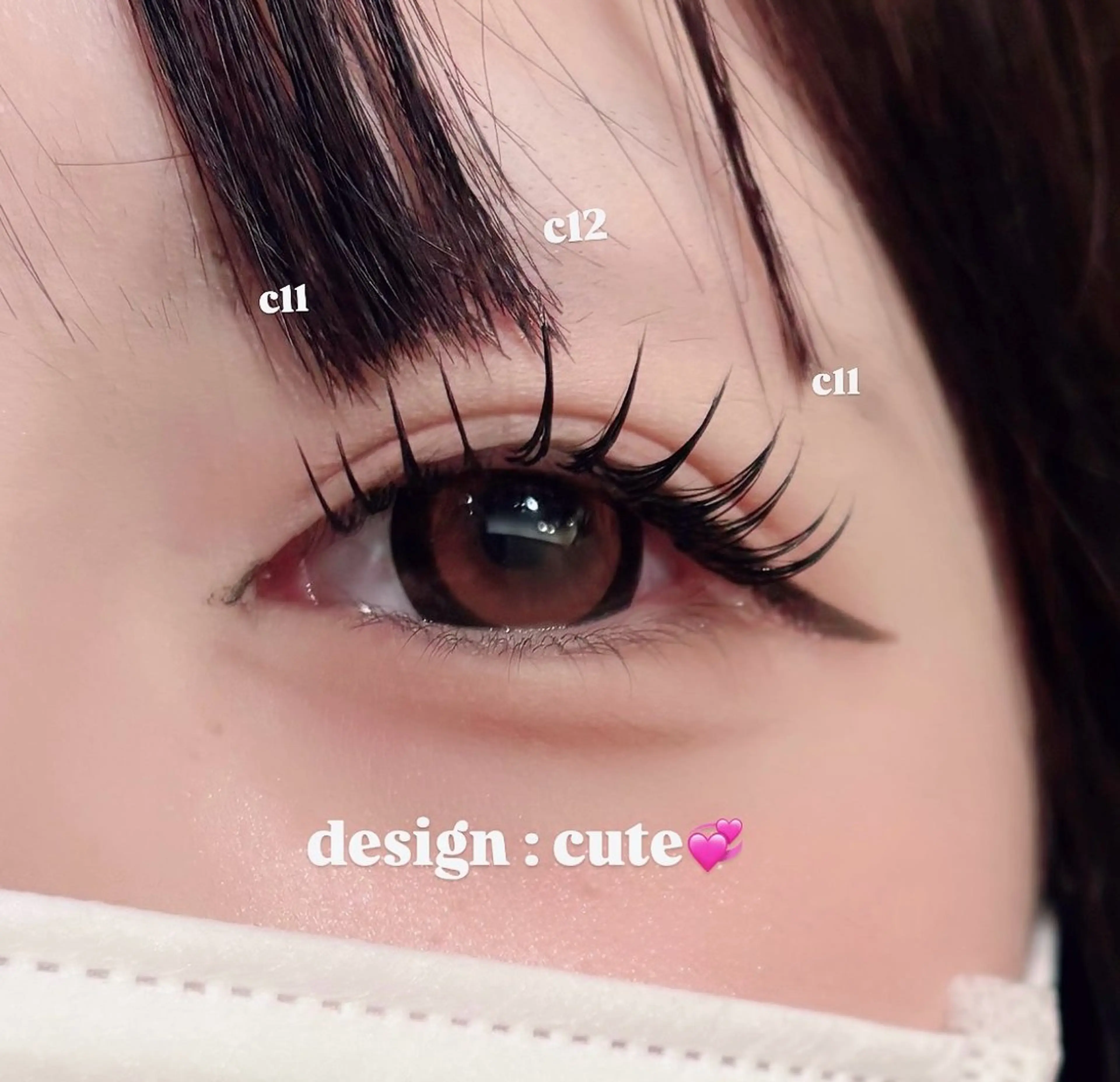 マツエク・マツパ セーブル MALVA姶良店 大﨑のマツエク・マツパデザイン