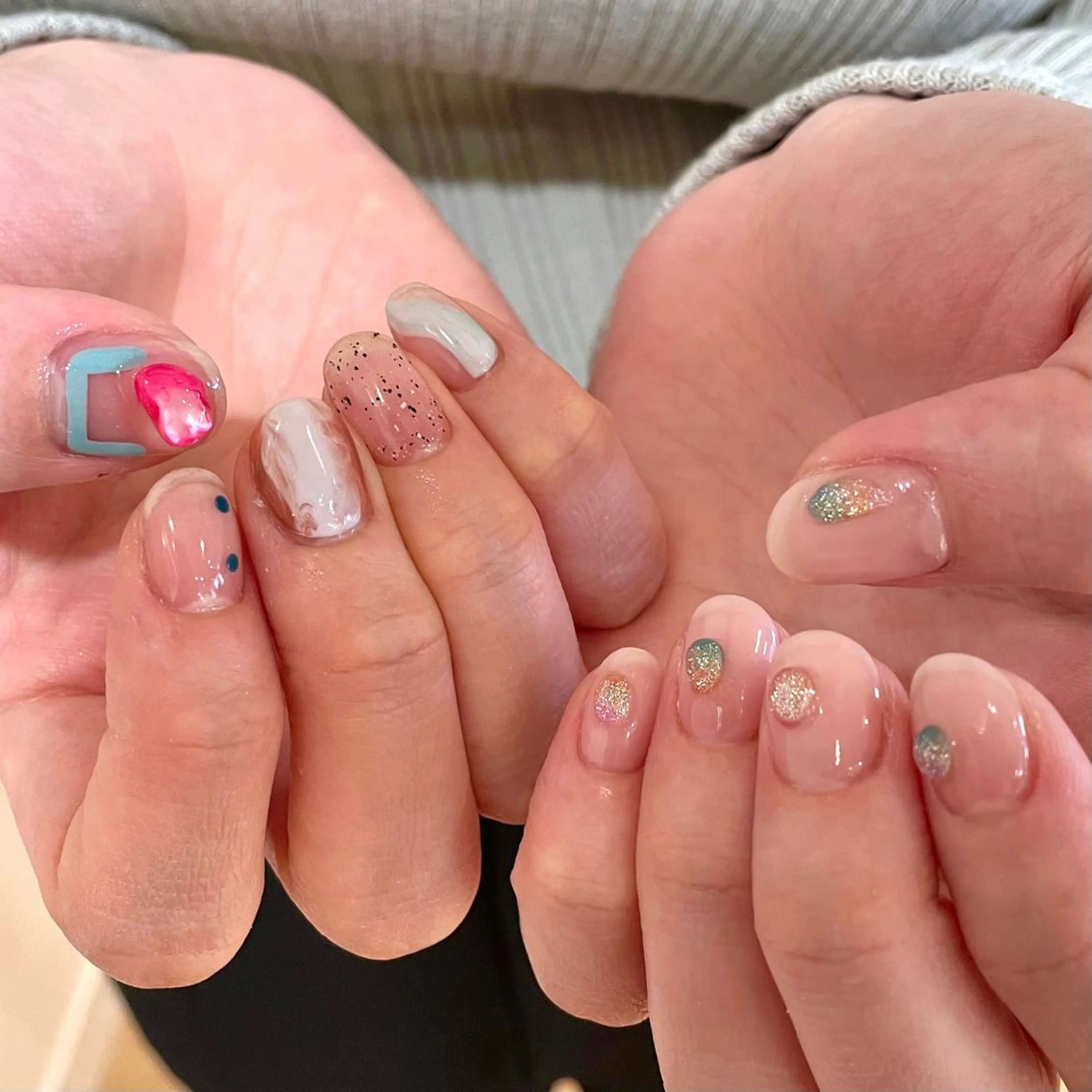 ネイル 新井 ひなののネイルデザイン