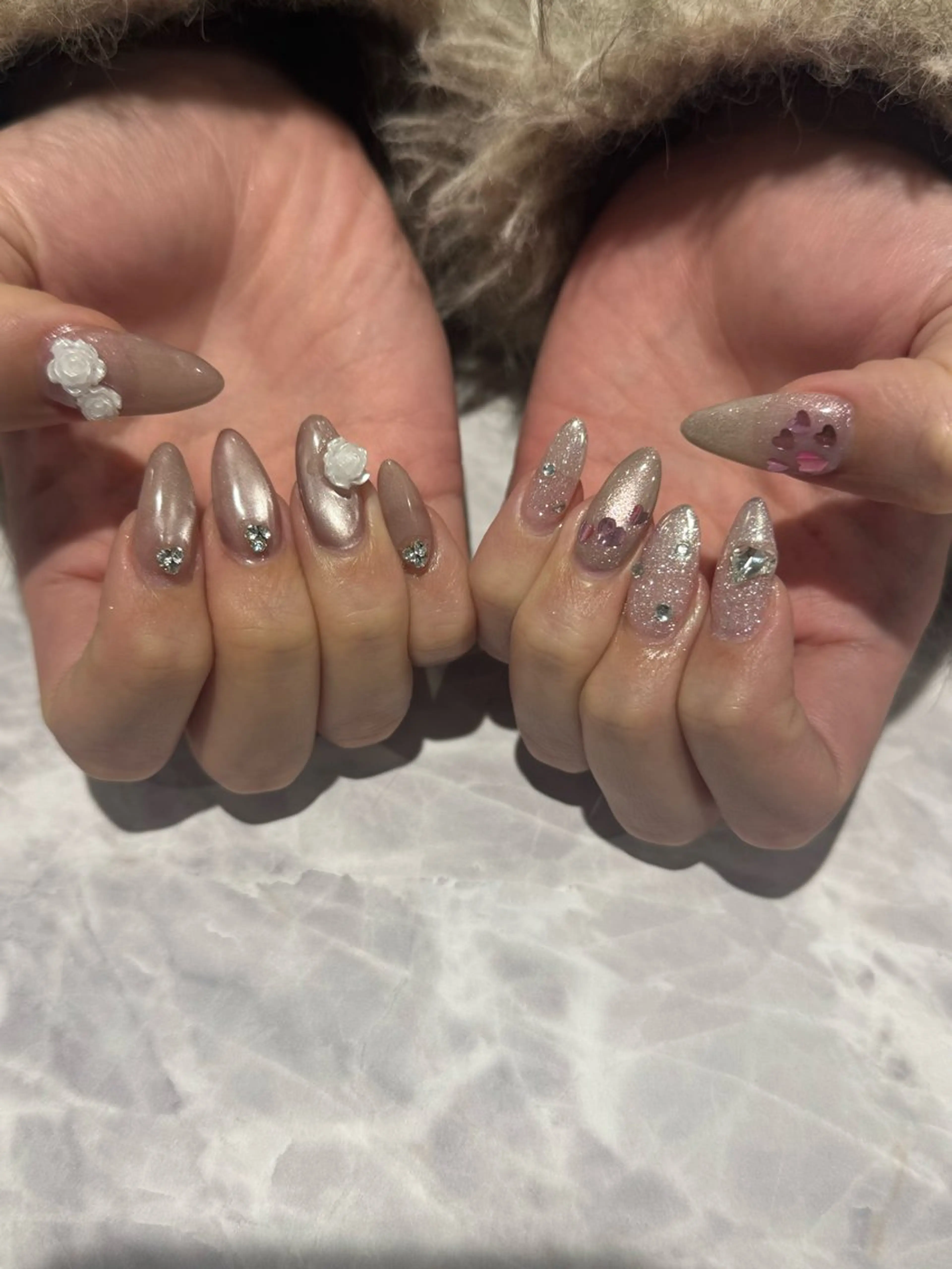 ネイル ハンドネイル Nail Sare Salon Mariris所属・Natsumi💎 堺筋本町ネイルサロンのネイルデザイン