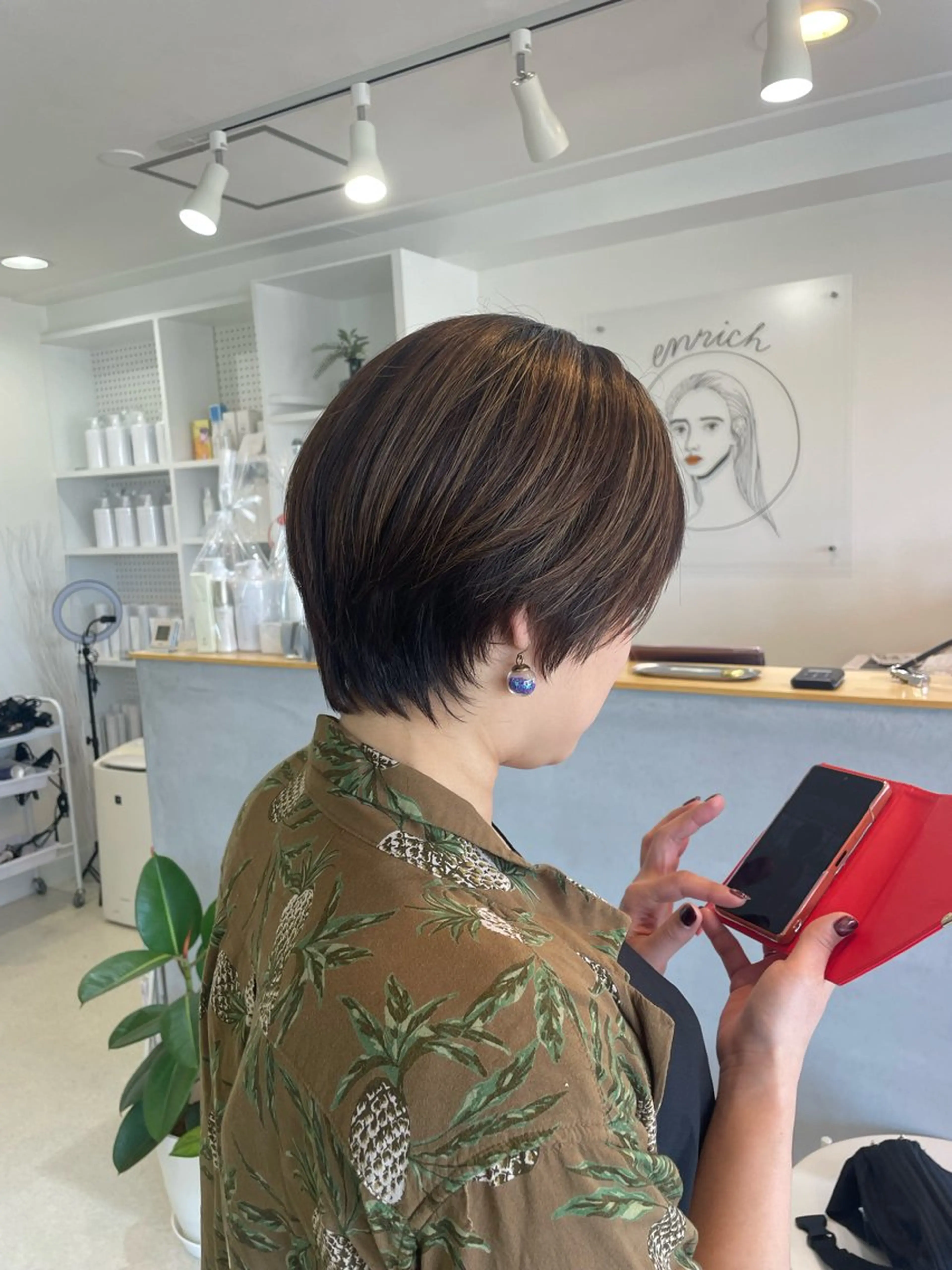 ショート 前川 瑞希のヘアスタイル
