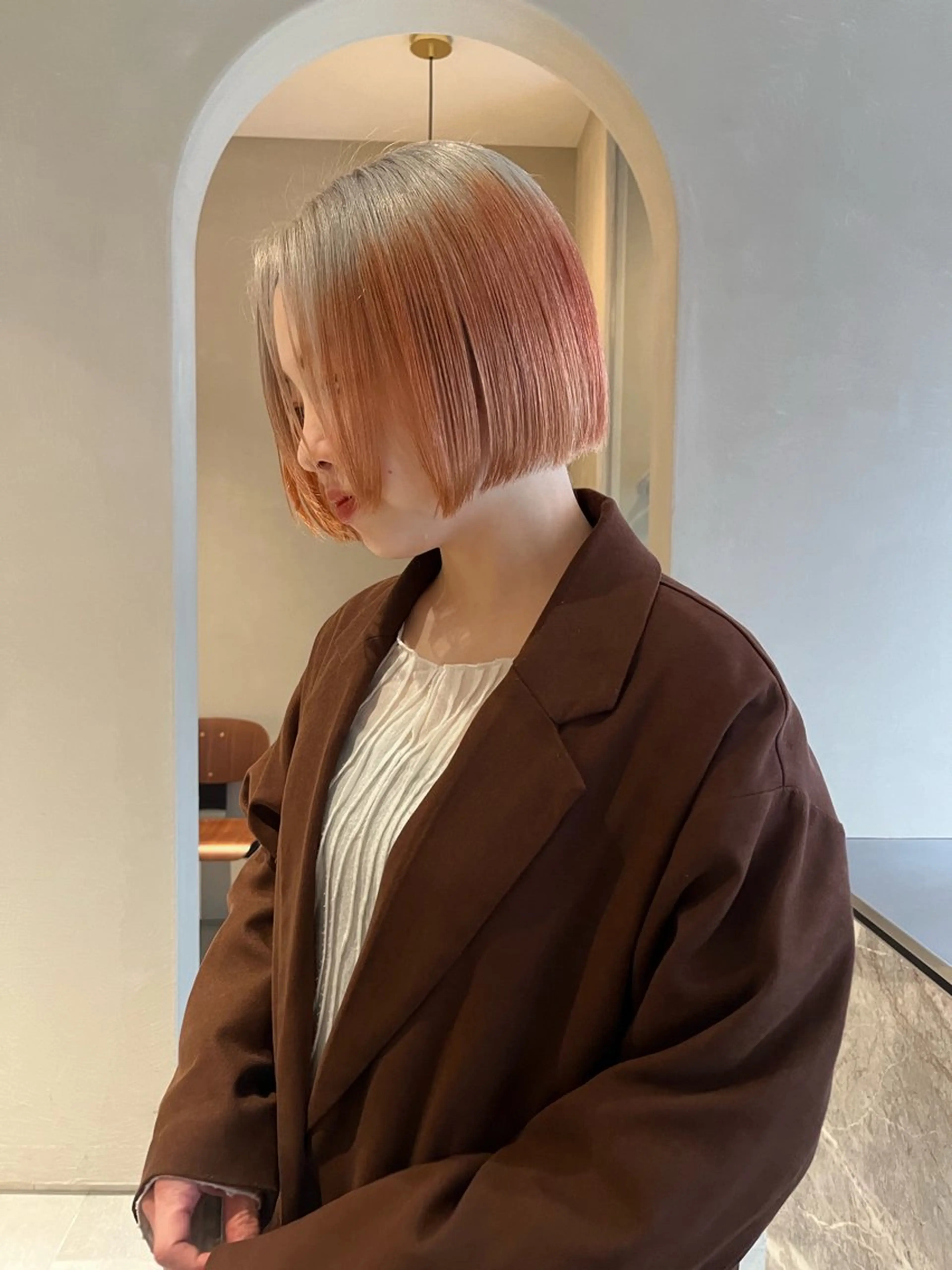 カラー hishida akiho  🩰のヘアスタイル