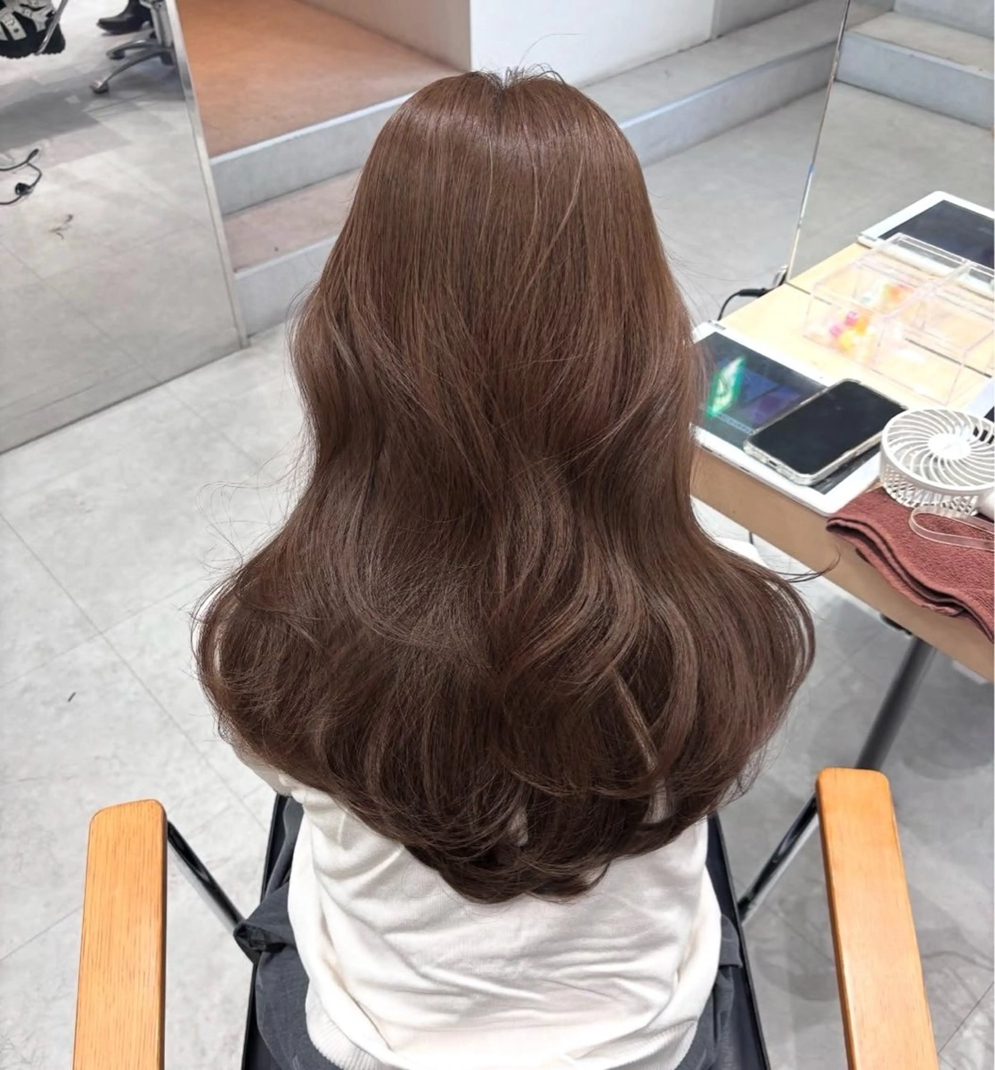 透明感カラー+マスクトリートメントの写真