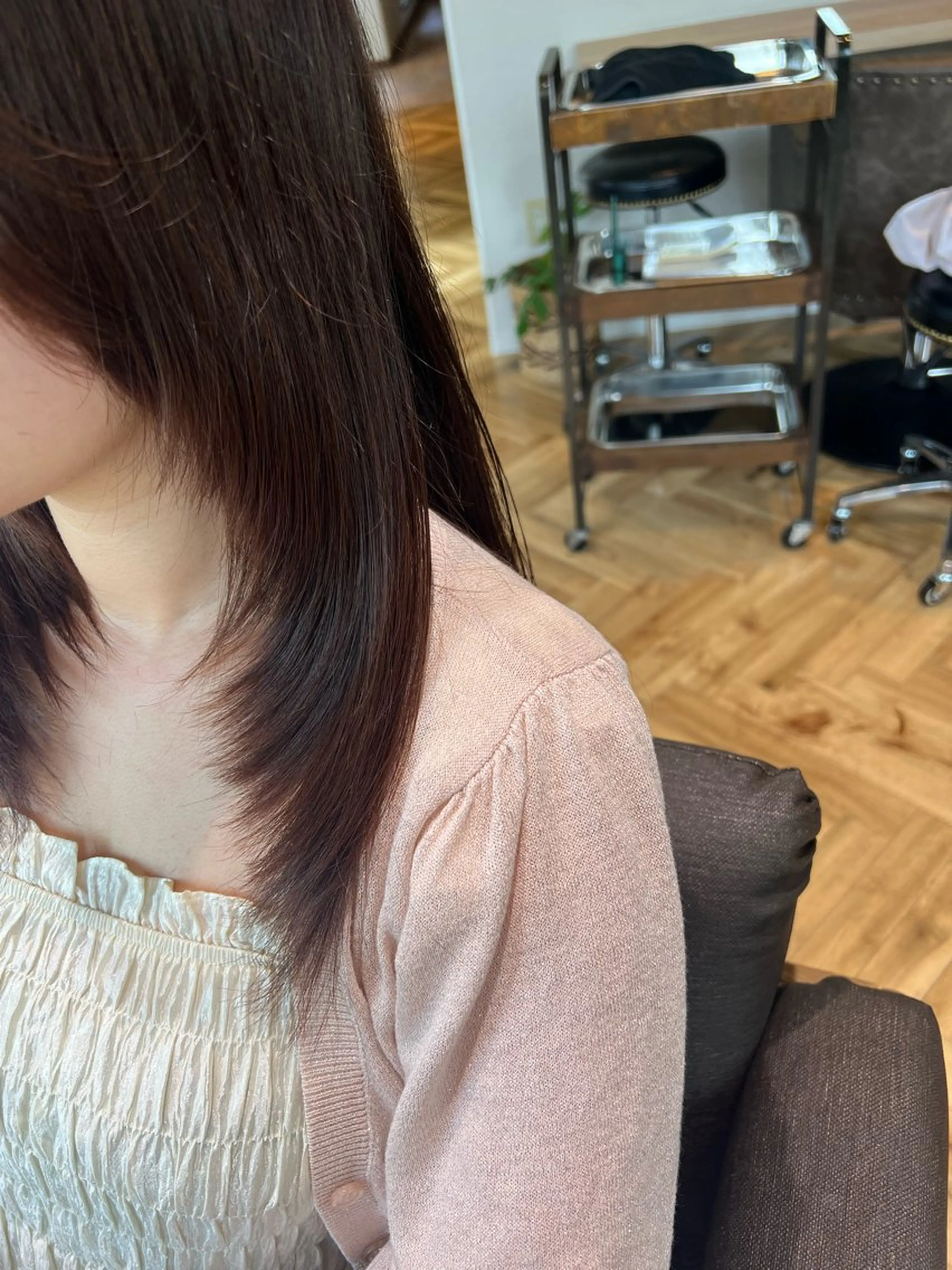 ロング 吉田 咲樹のヘアスタイル