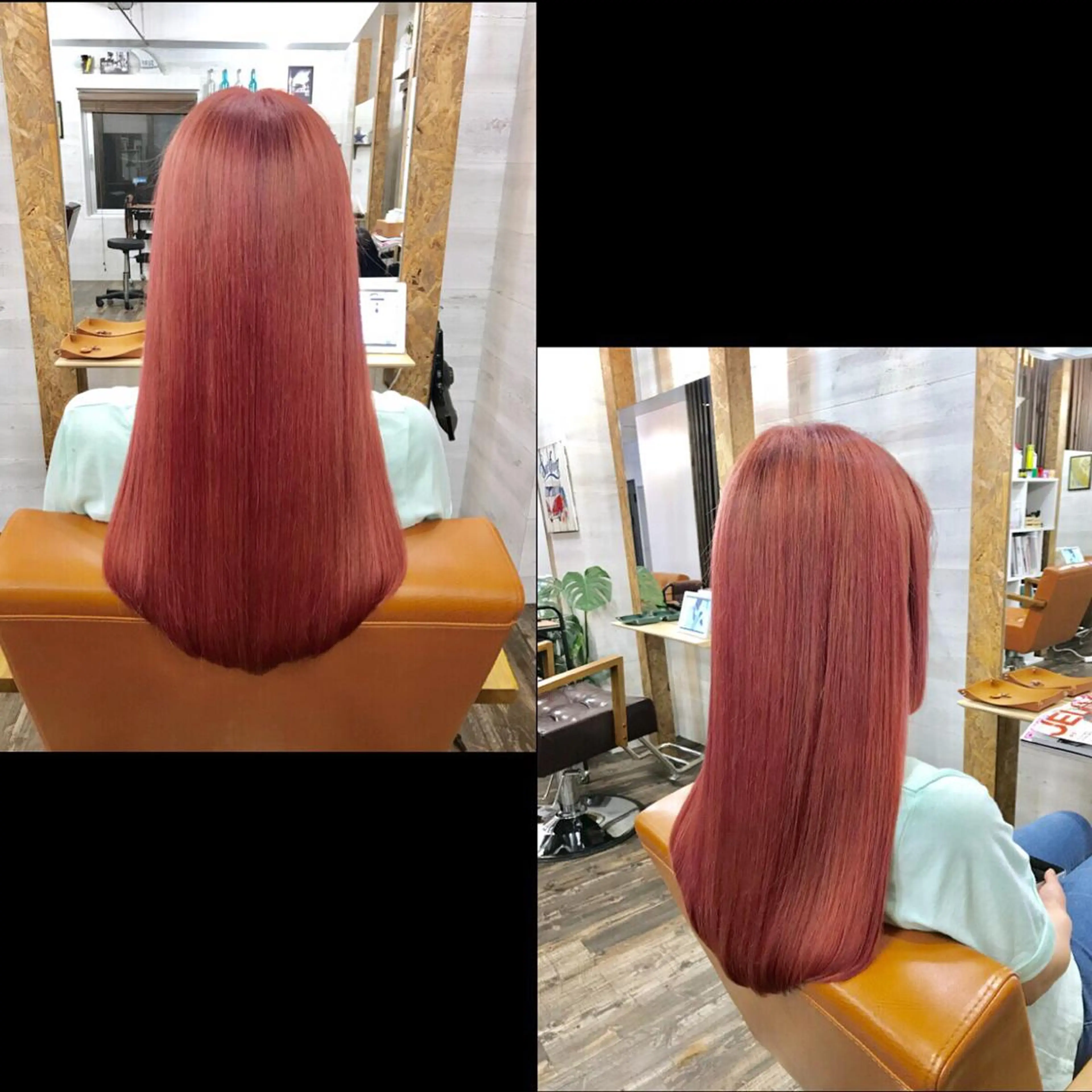 ロング ヘアカラー ✯カラー&編み込み エクステ✯池田智博✯のヘアスタイル