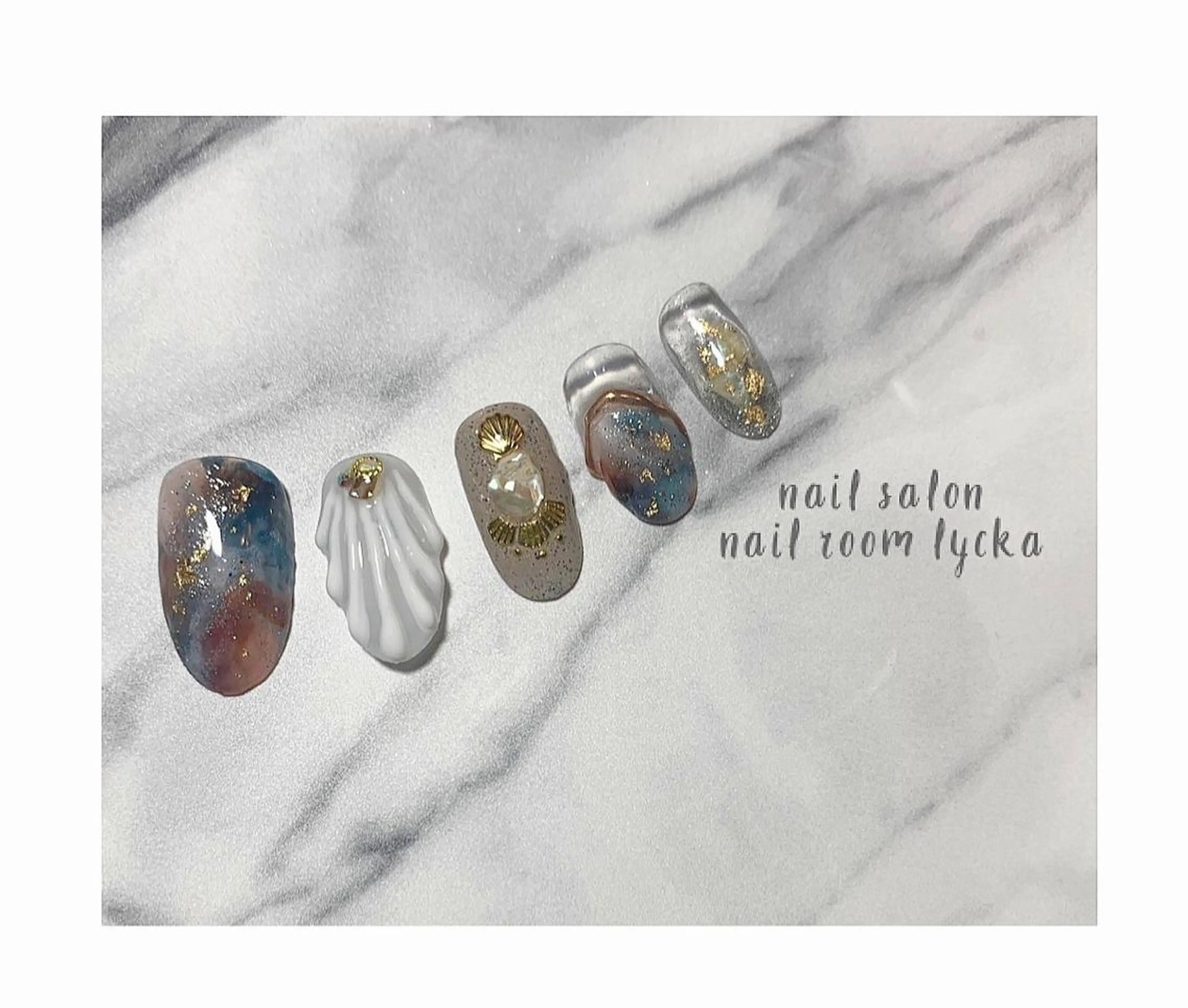 ネイル ﾈｲﾙﾙｰﾑﾘｯｶ 𝐦𝐚𝐲𝐮のネイルデザイン