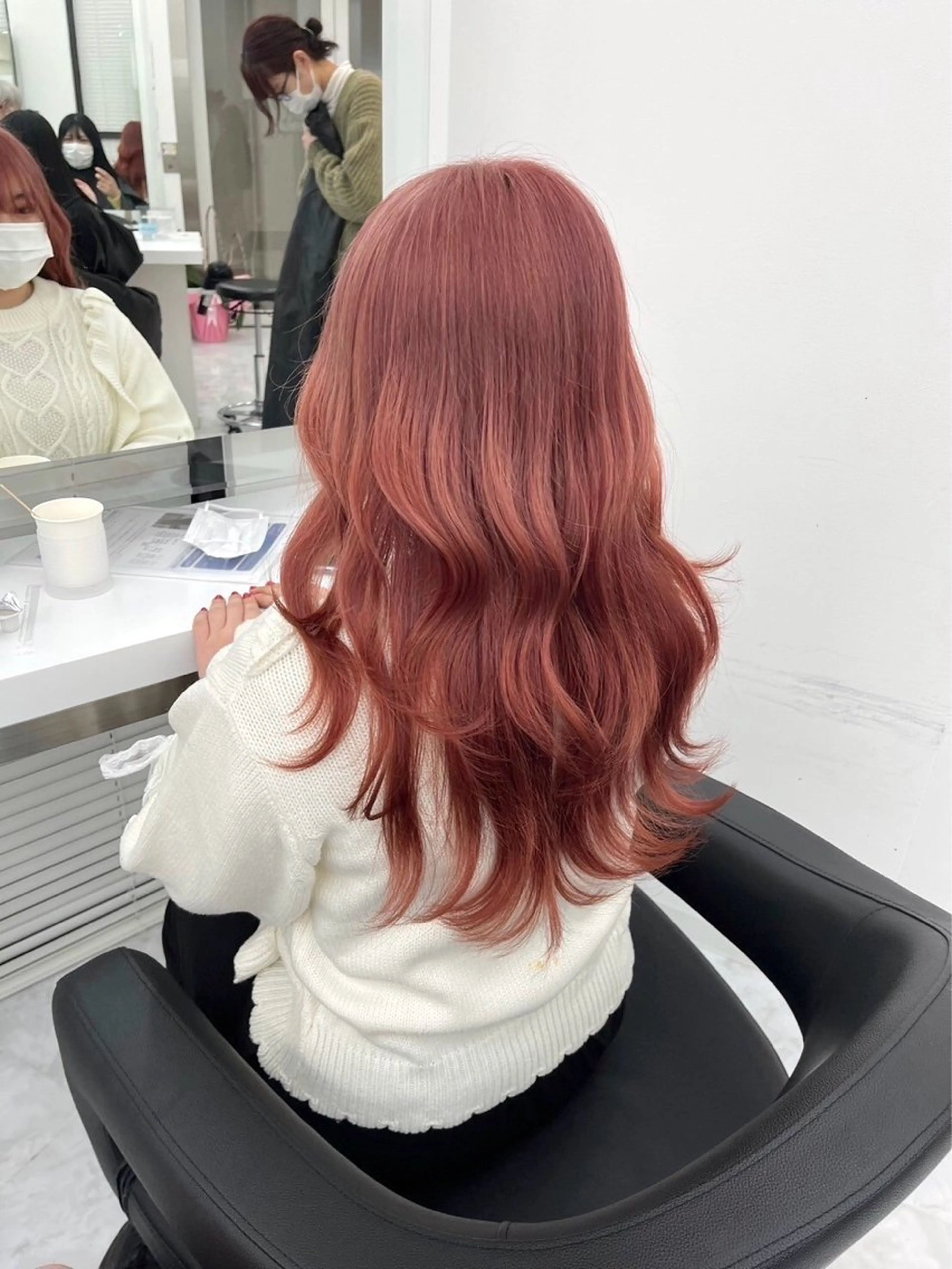 ロング カラー メンズ特化/上野 暖色カラー ダイチのヘアスタイル