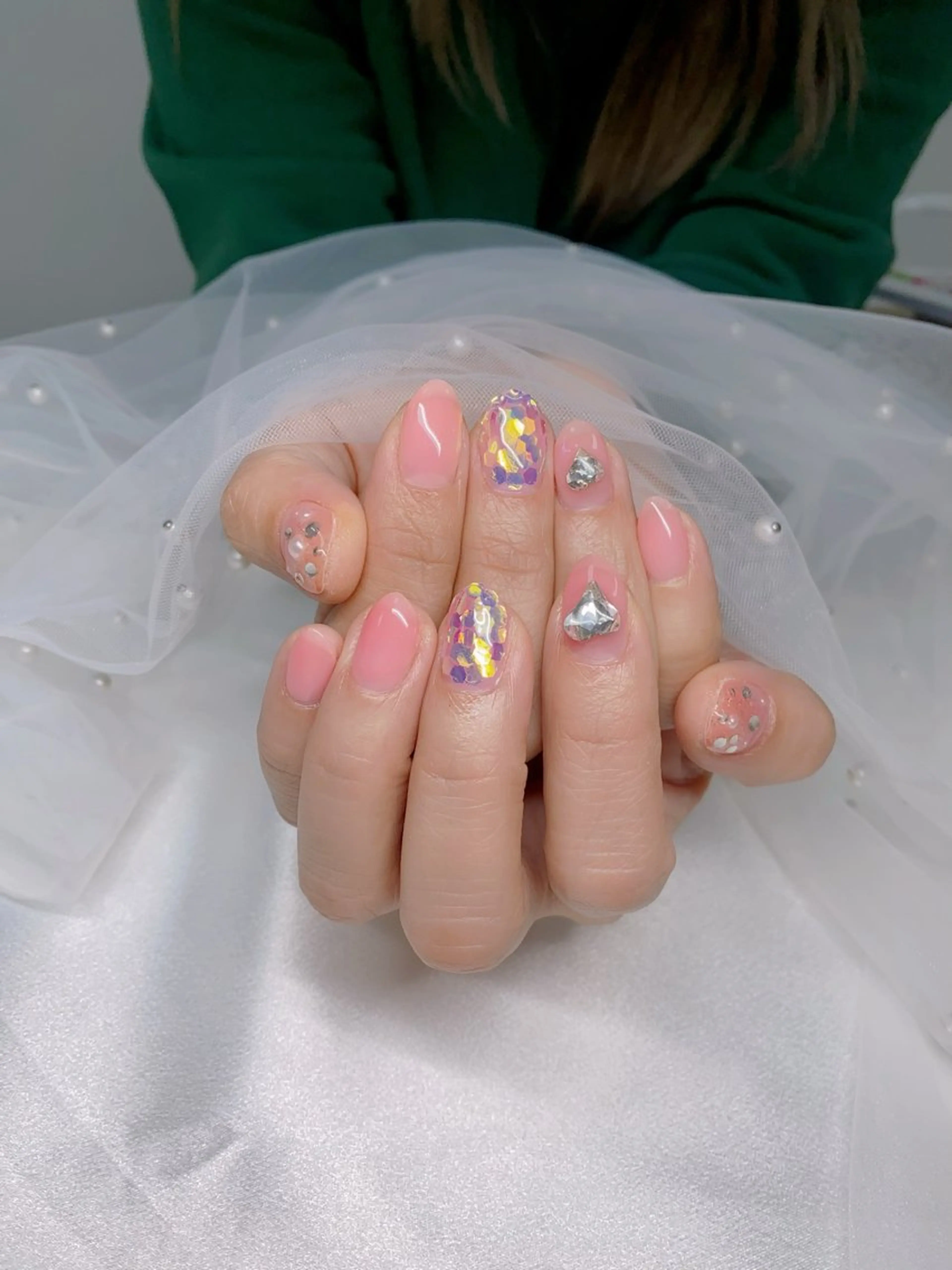 ネイル ETERNA Nail 銀座店【パラジェル/フィルイン/チップ長さだし/マグネット/ニュアンス】所属・ア カリのネイルデザイン