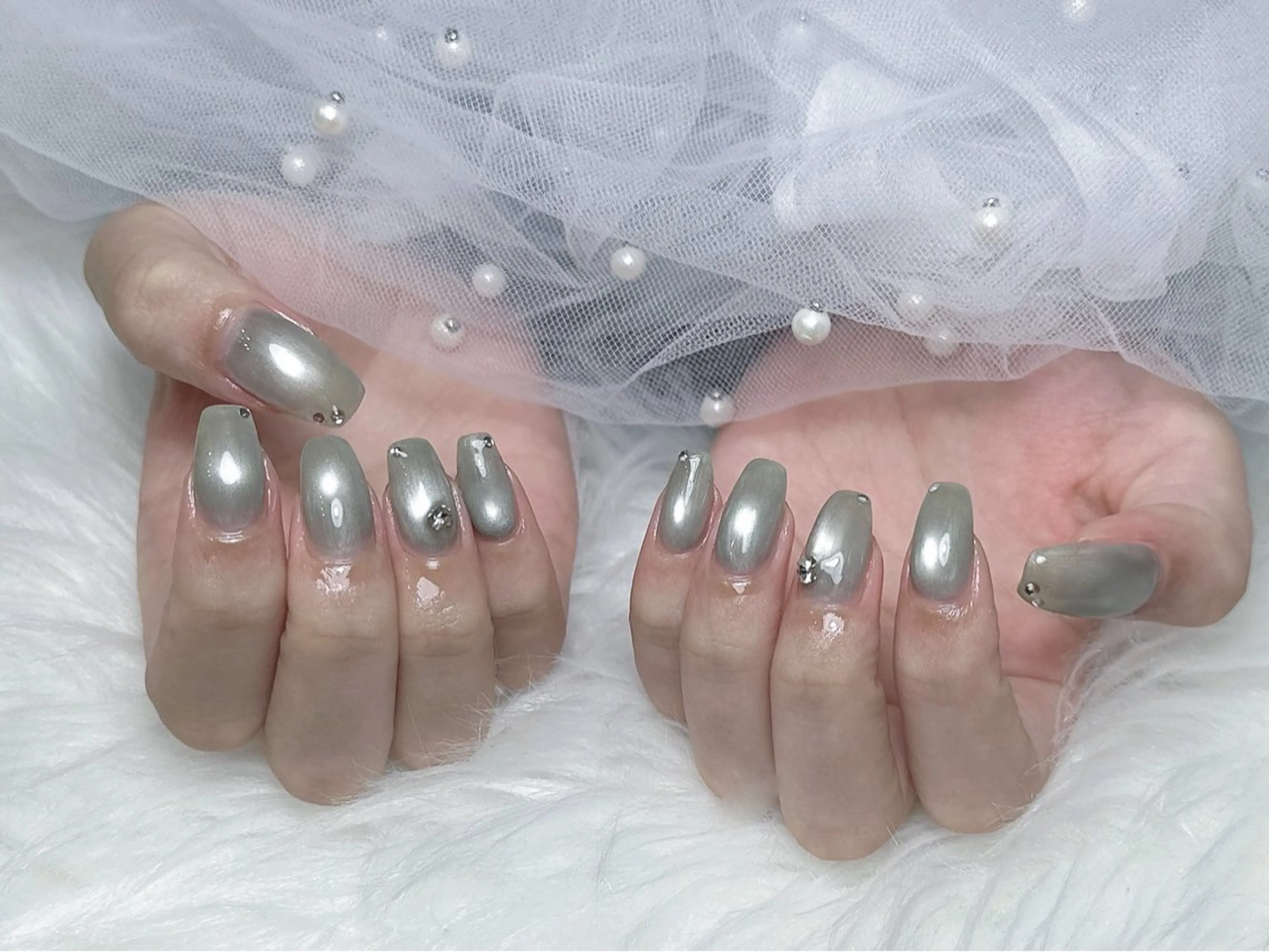 ネイル ハンドネイル 【Eclat ｴｸﾗ】nail＆beauty所属・Eclat〔ｴｸﾗ〕 MOEKA𝜗𝜚*のネイルデザイン