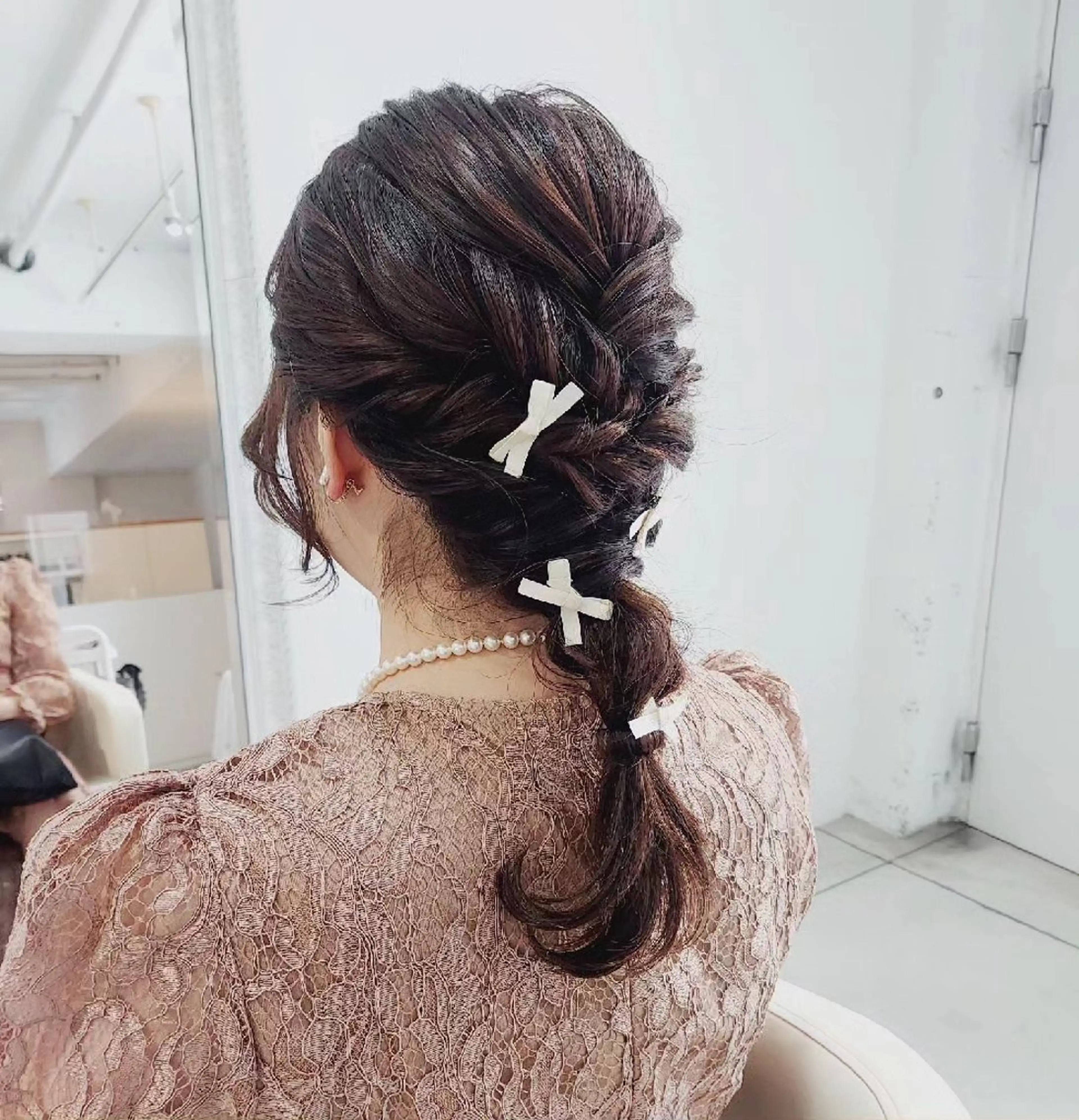 ミディアム ヘアアレンジ 樋口 千尋のヘアスタイル