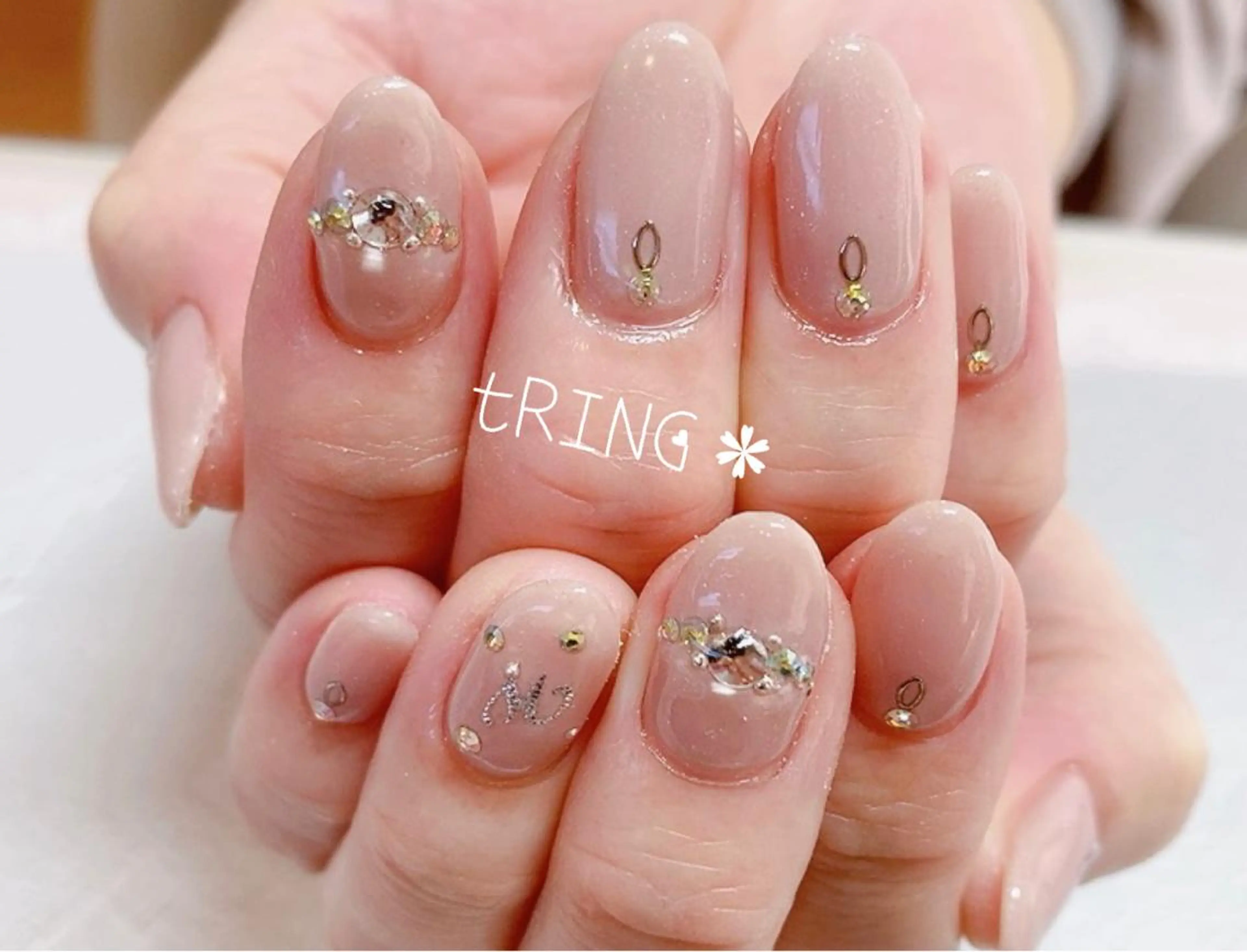 ネイル ハンドネイル tRING＊ しいの木台のネイルデザイン