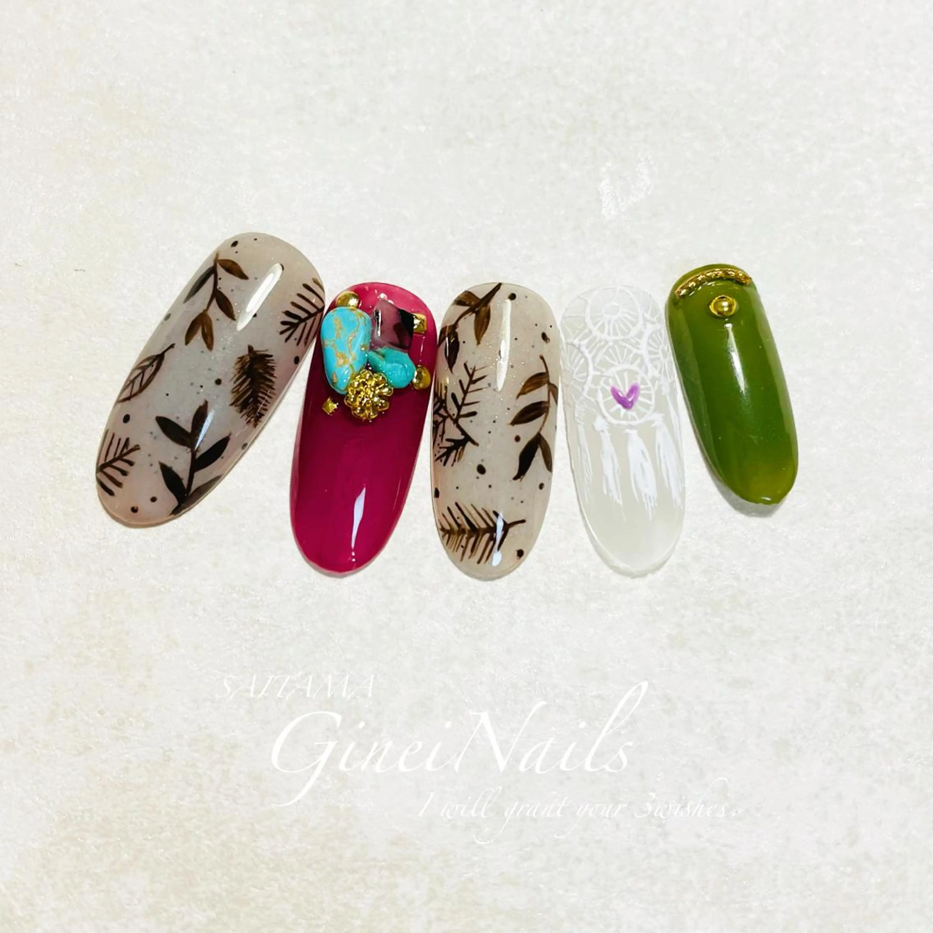ネイル ニュアンスネイル Genie Nailsのネイルデザイン
