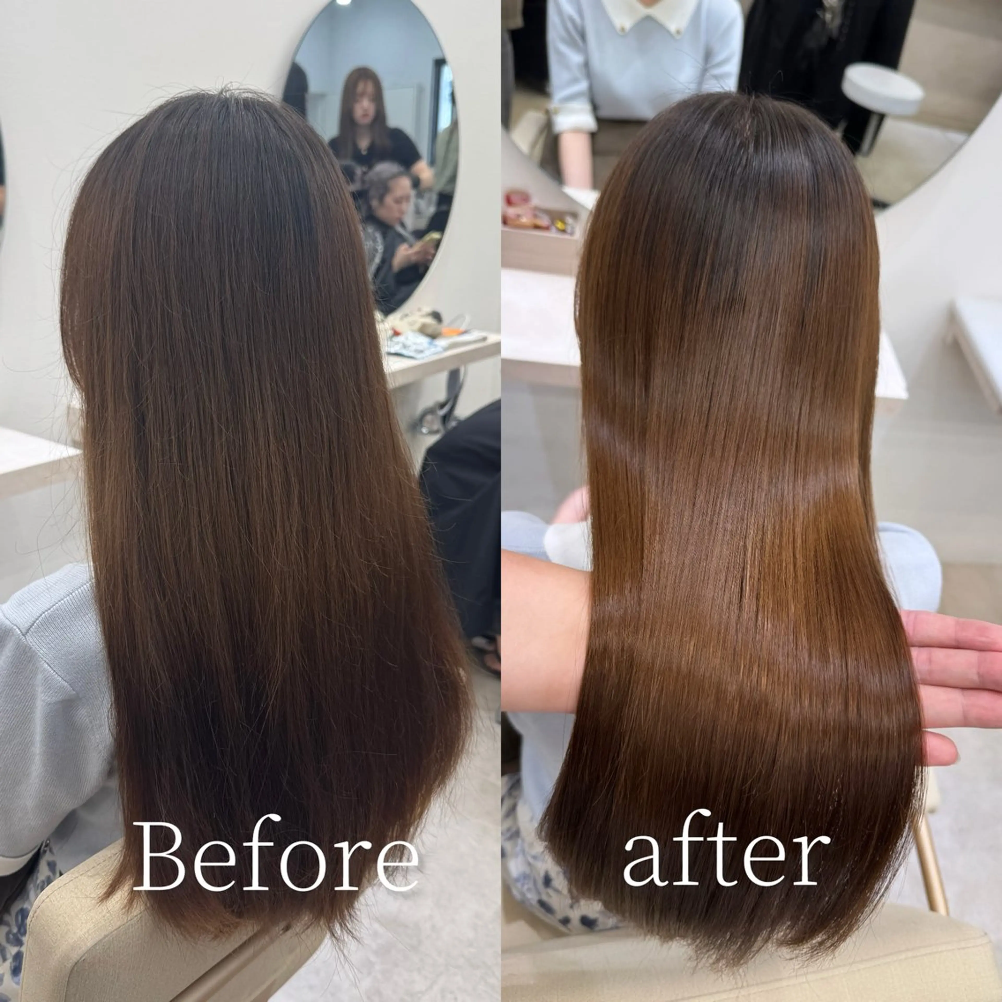 ロング カット ヘアカラー 縮毛矯正 トリートメント 韓国風cut/ 縮毛矯正/正岡幹康のヘアスタイル