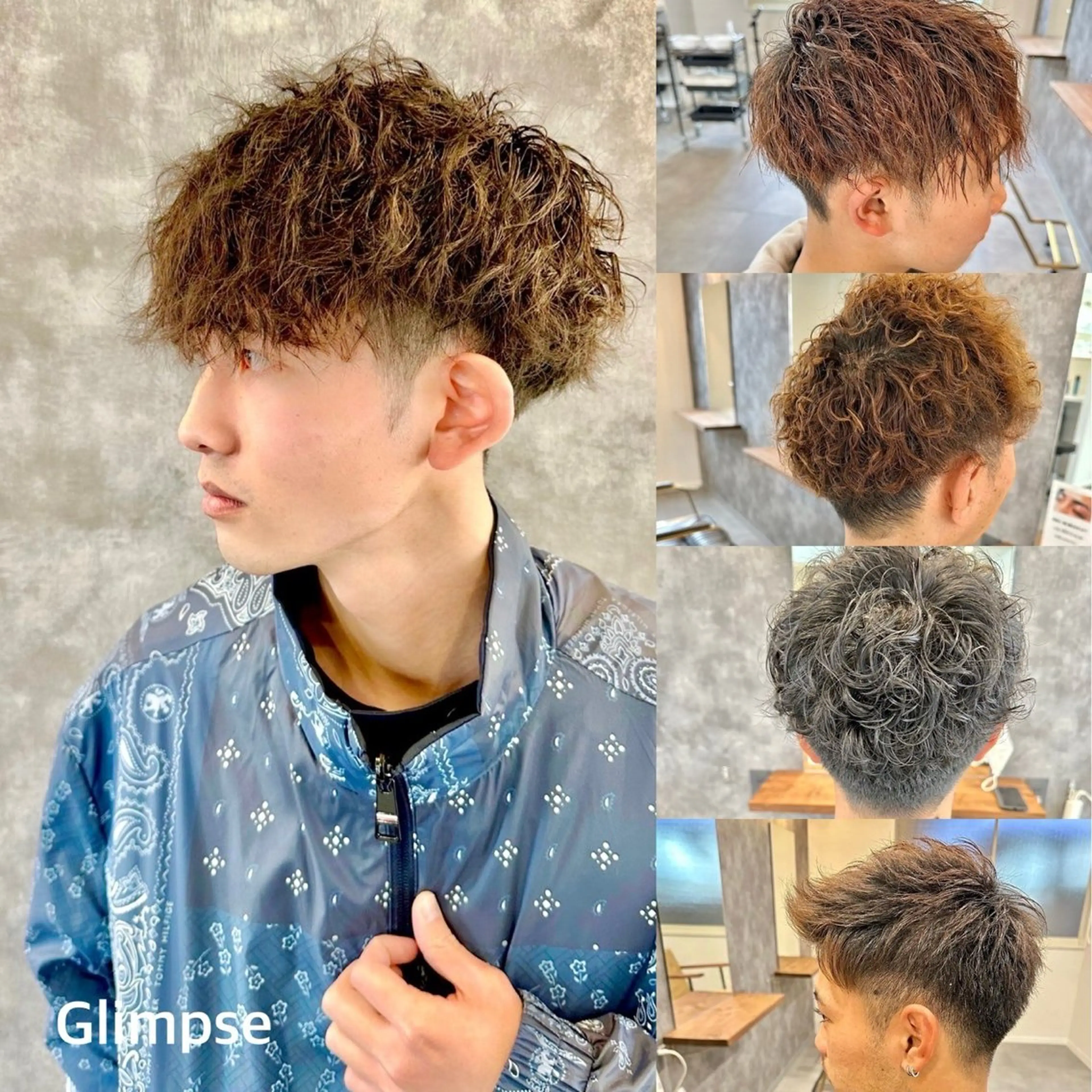 ショート Glimpse  大濠店所属・赤嶺/メンズカット メンズパーマのヘアスタイル