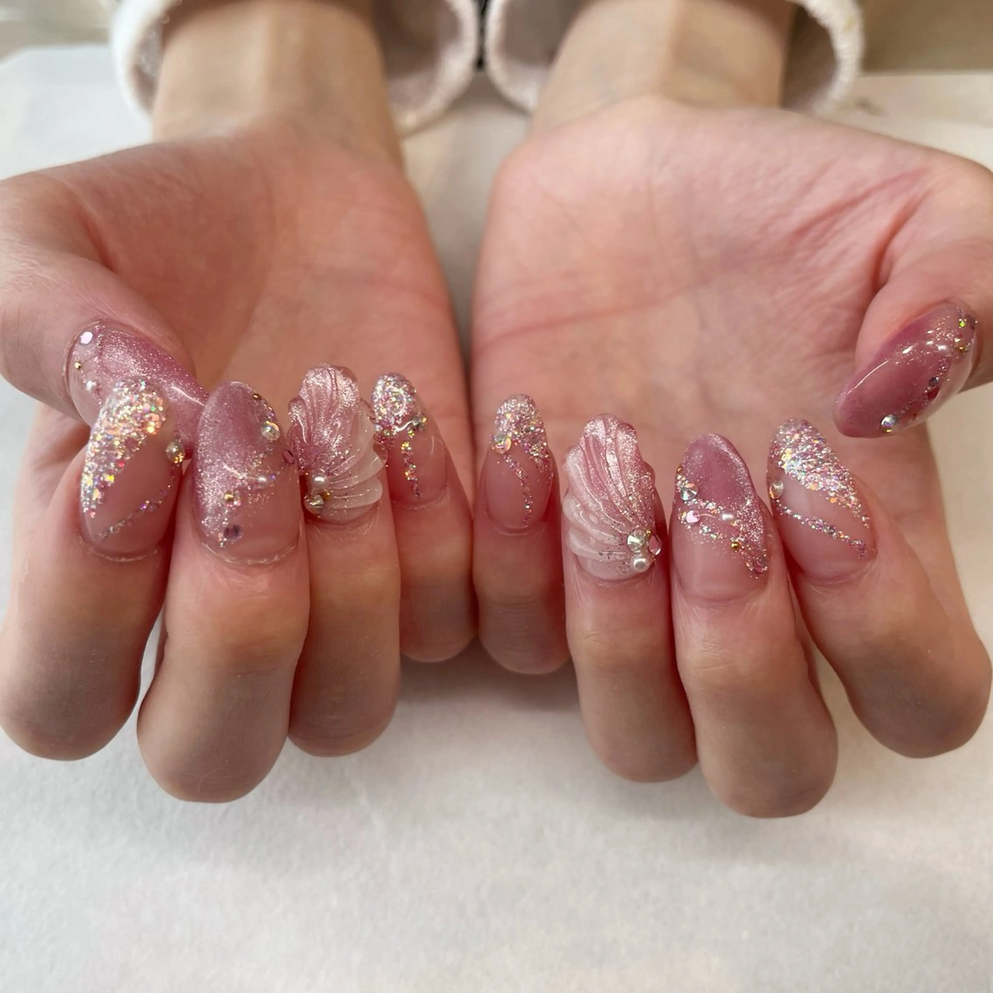 ネイル ハンドネイル 💎🐰 saki. m 🐰💎のネイルデザイン