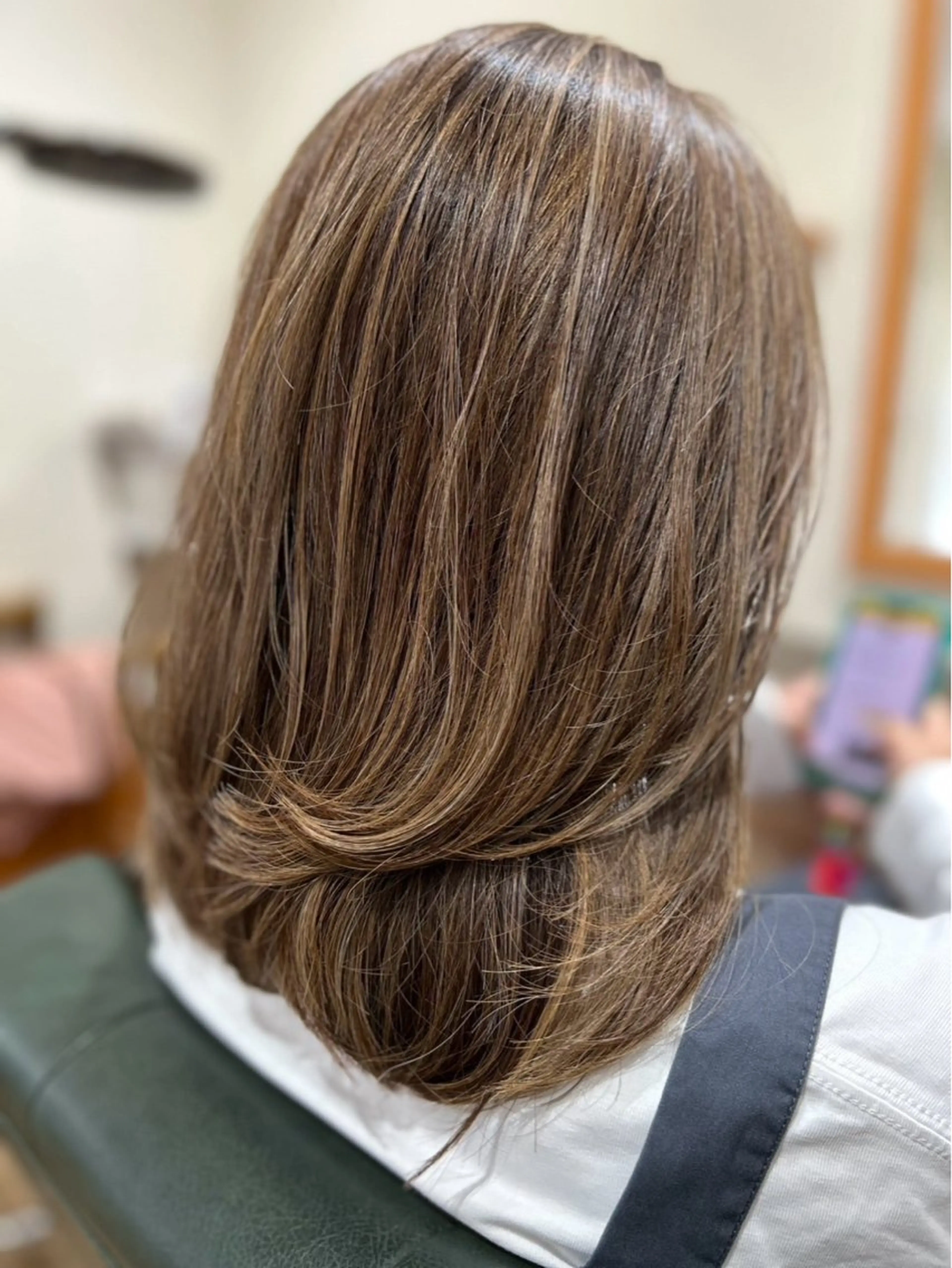 セミロング カラー カット トリートメント 𝕹 𝕽のヘアスタイル