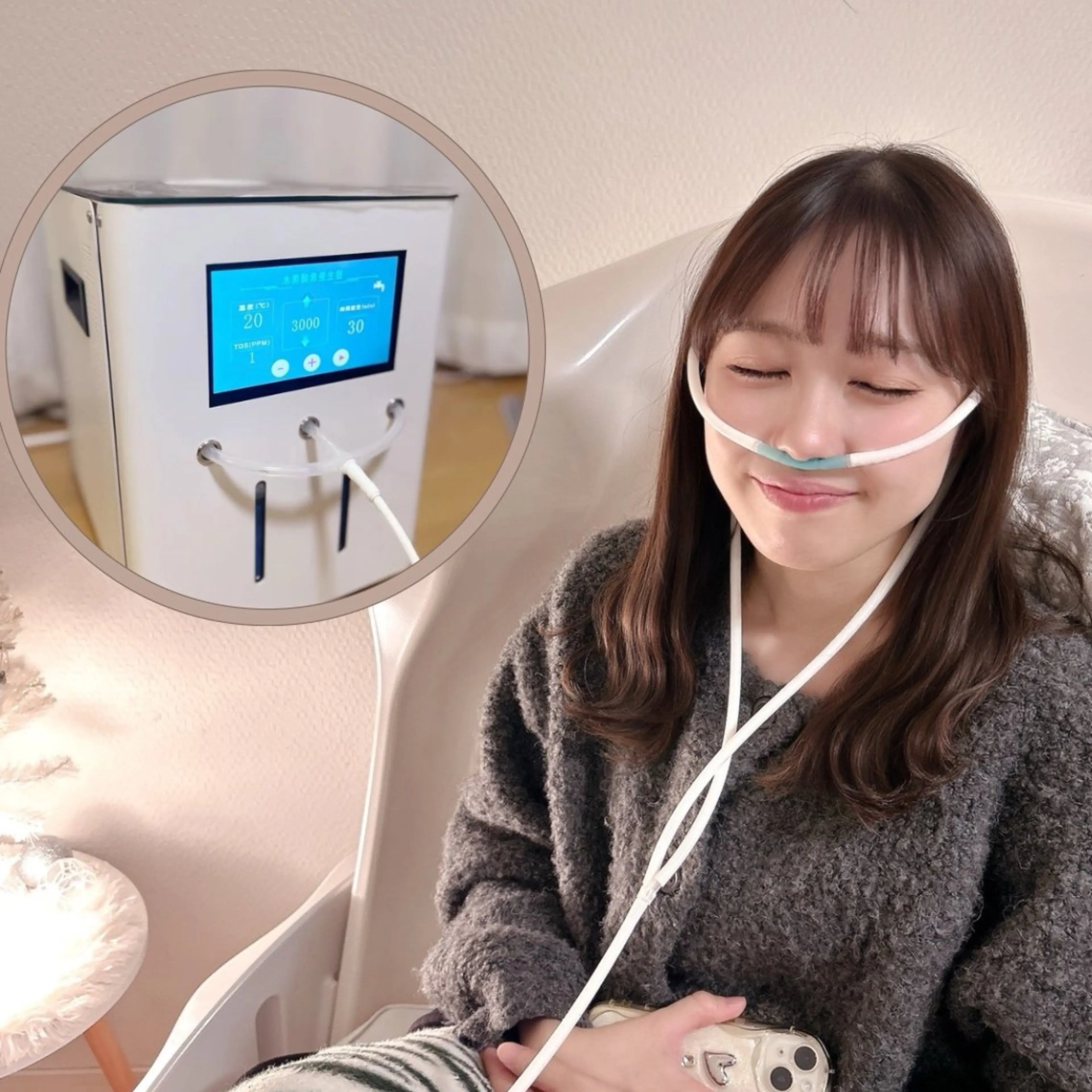 よもぎハーブ蒸し 水素温活Ohanaのエステ・リラクイメージ